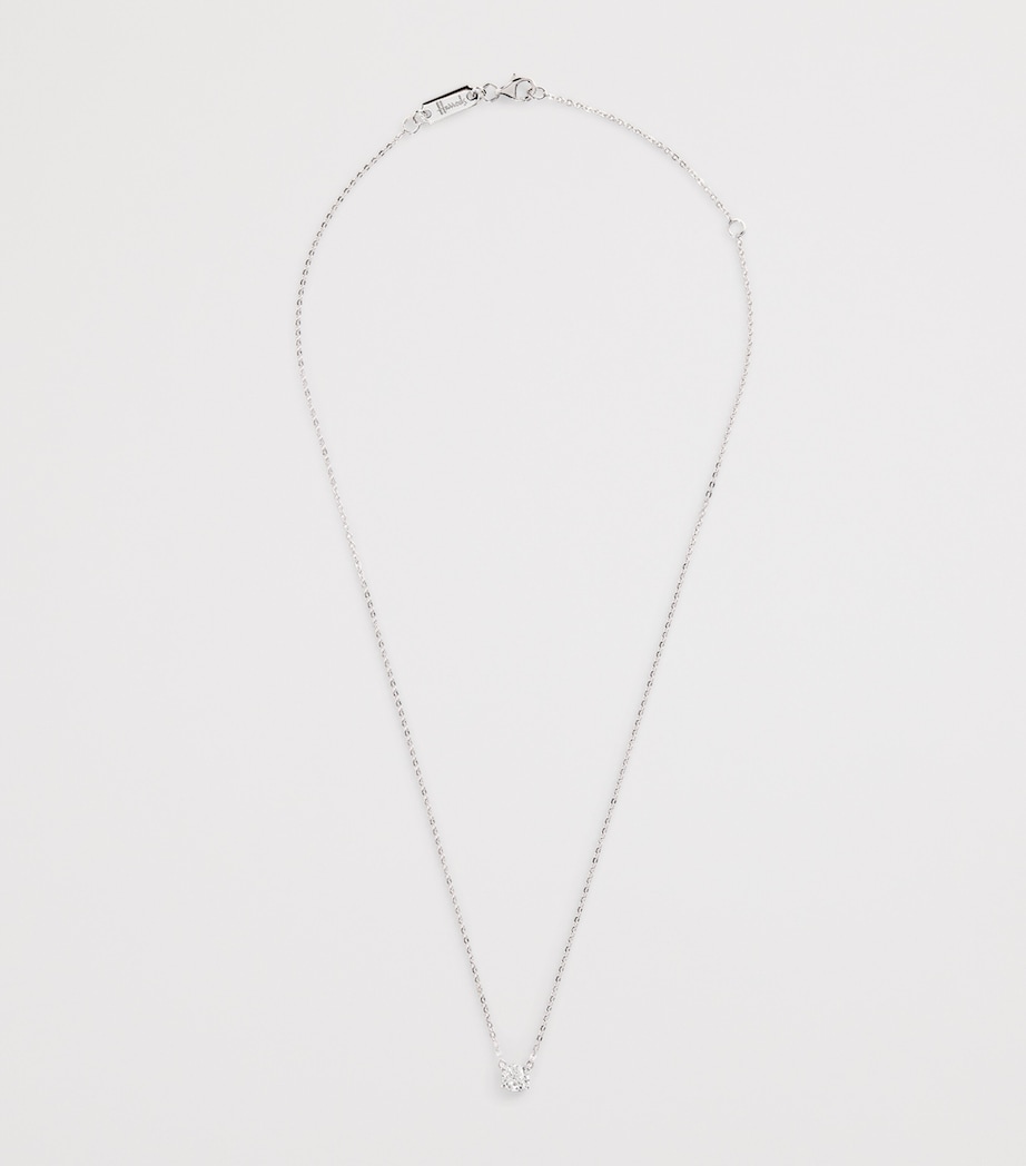 White Gold and Diamond Pendant Necklace (0.75ct) WHITE GOLD Image 3