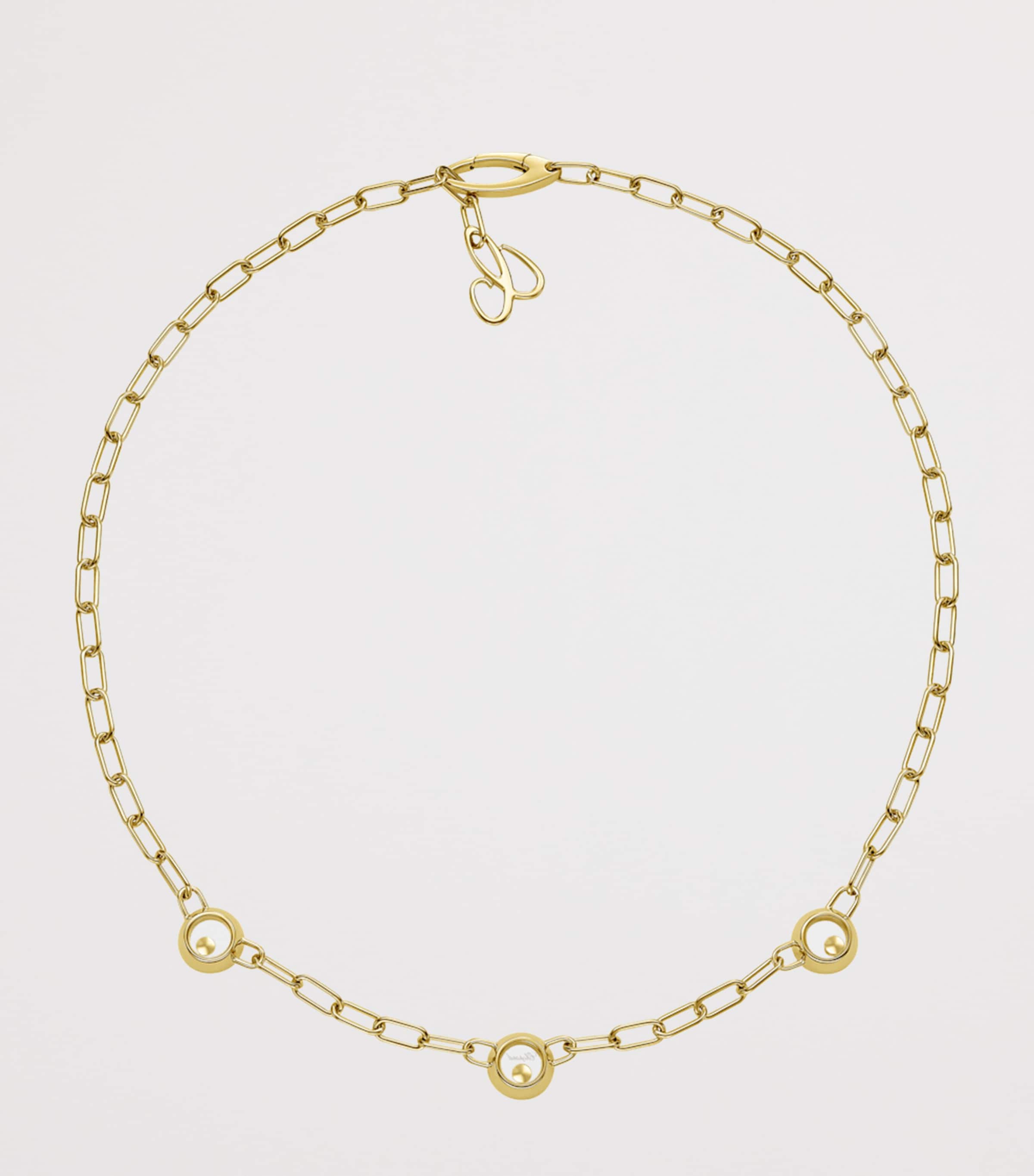 Yellow Gold and Diamond Happy Diamonds Icons Necklace 18K YELLOW GOLD Image 3