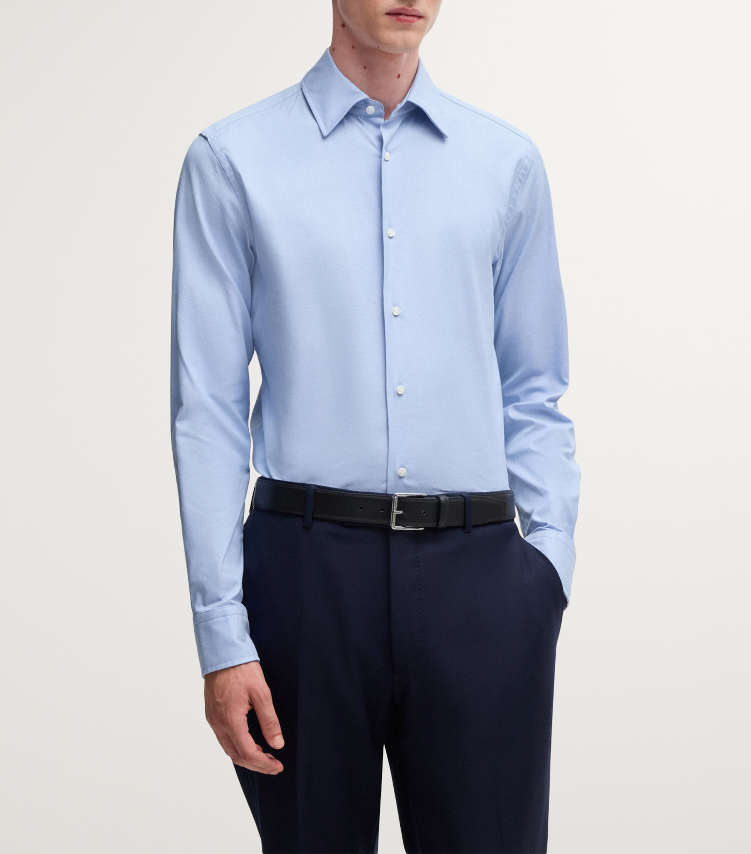 Stretch-Cotton Slim Shirt 455 Image 2