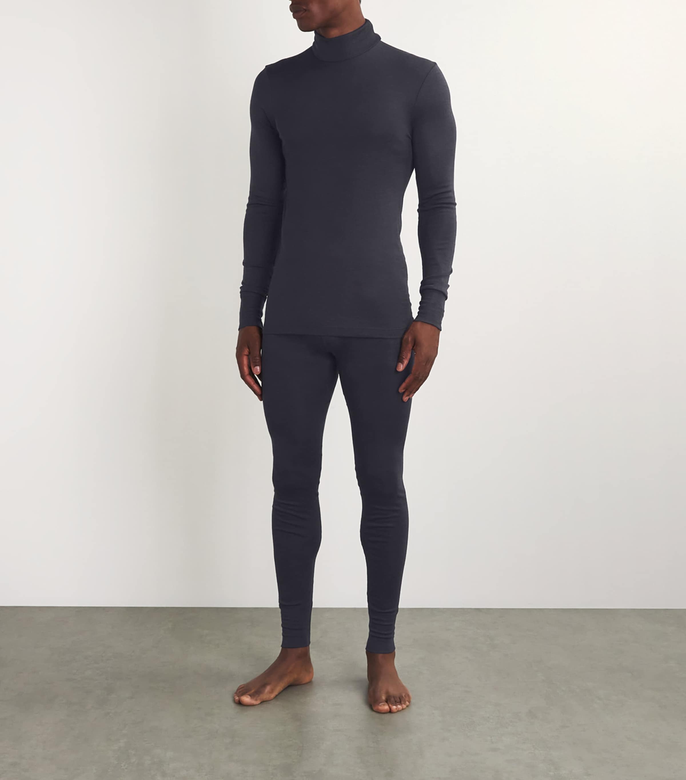 Wool-Silk Thermal Sweater 0176/ANTHRACITE Image 2