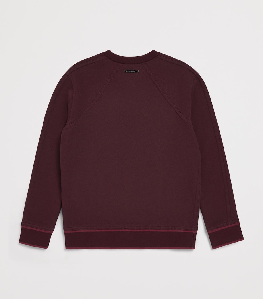 Stefano Ricci Kids Cotton-Cashmere Crew-Neck Sweatshirt (4-16 Years) Image 2