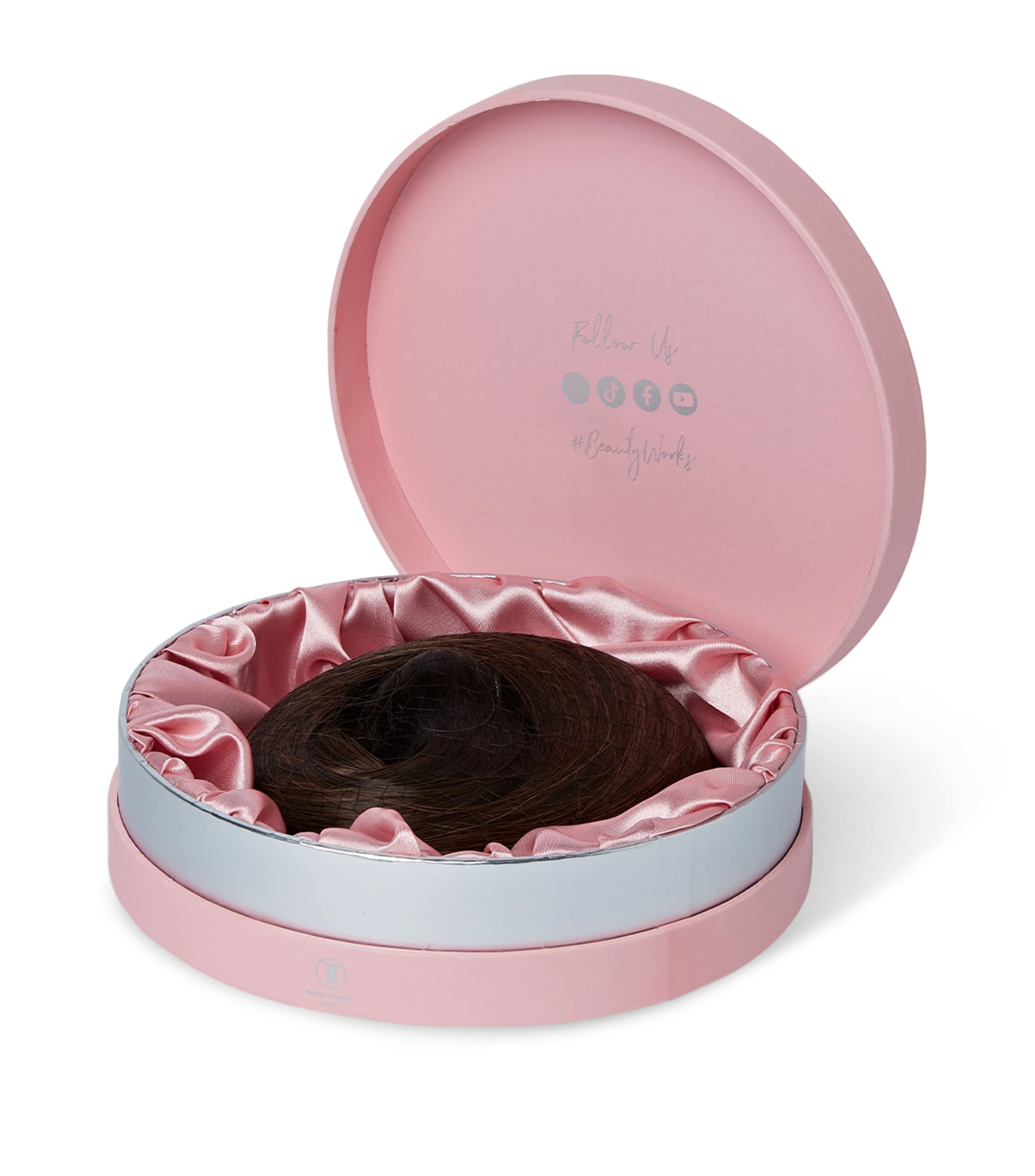 Beauty Works x Huda BARELY THERE Clip-In Hair Extensions Set (18") MIDNIGHT KOHL Image 3