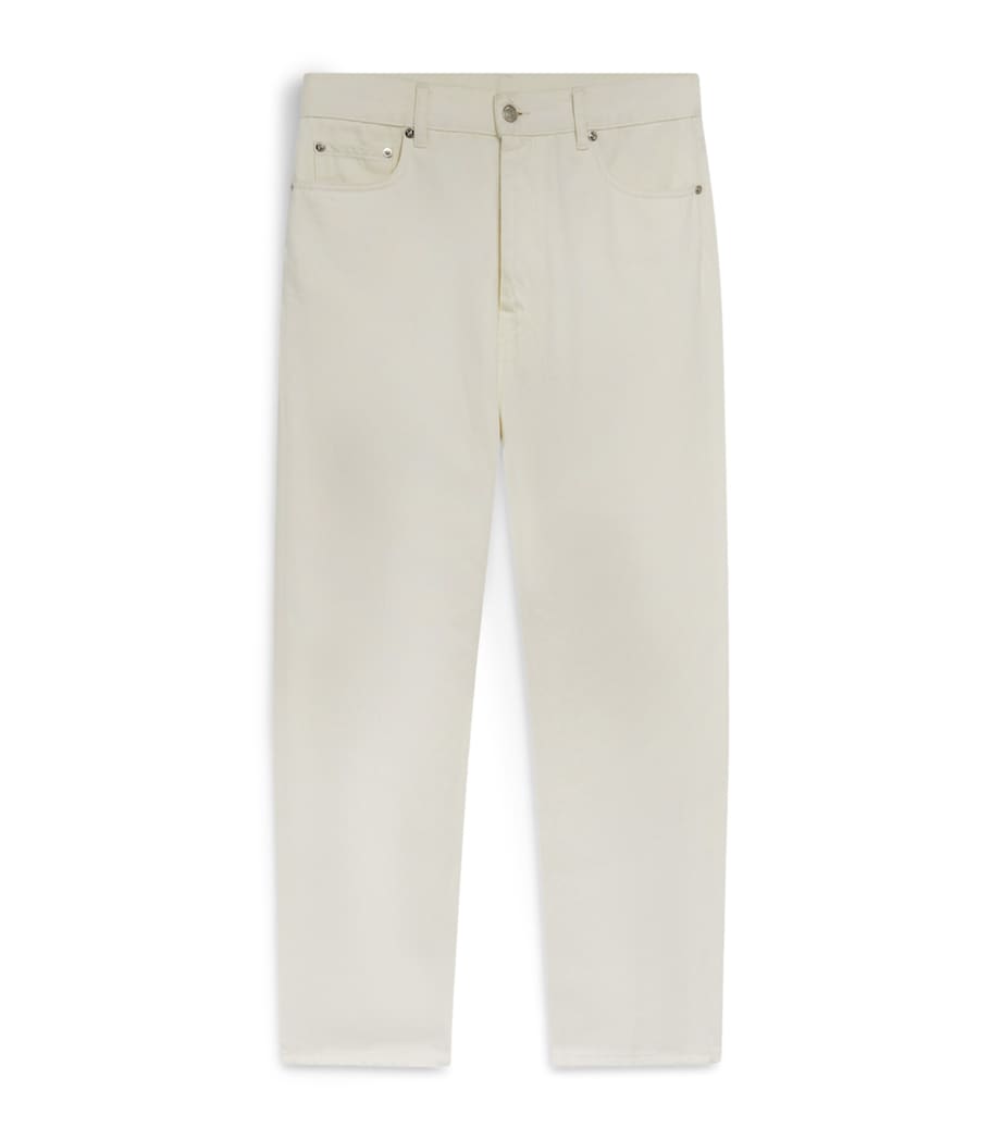 Dunhill Mens Sea Island Cotton Straight Jeans Image 1