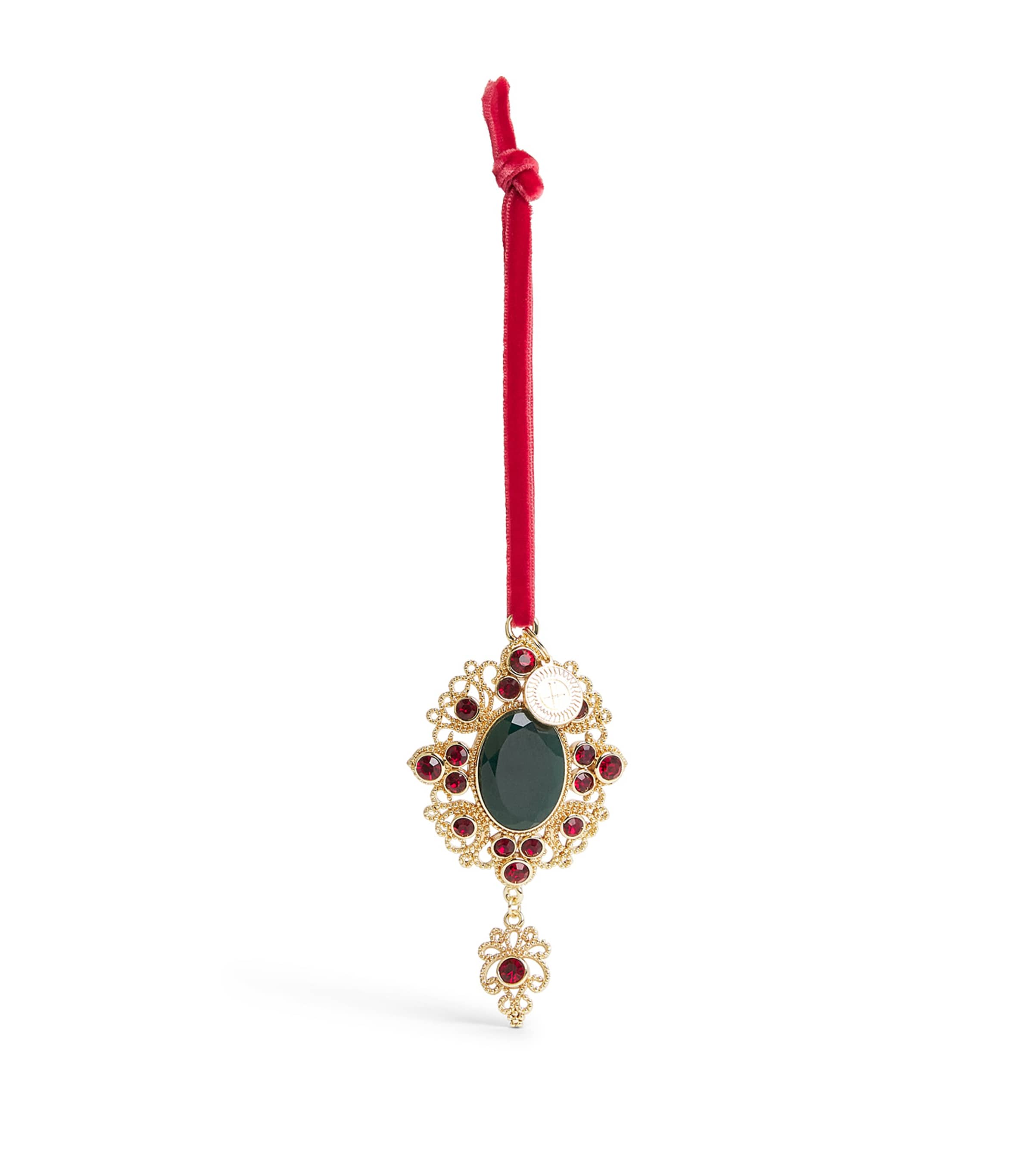 Harrods Jewelled Cameo Tree Decoration Image 1