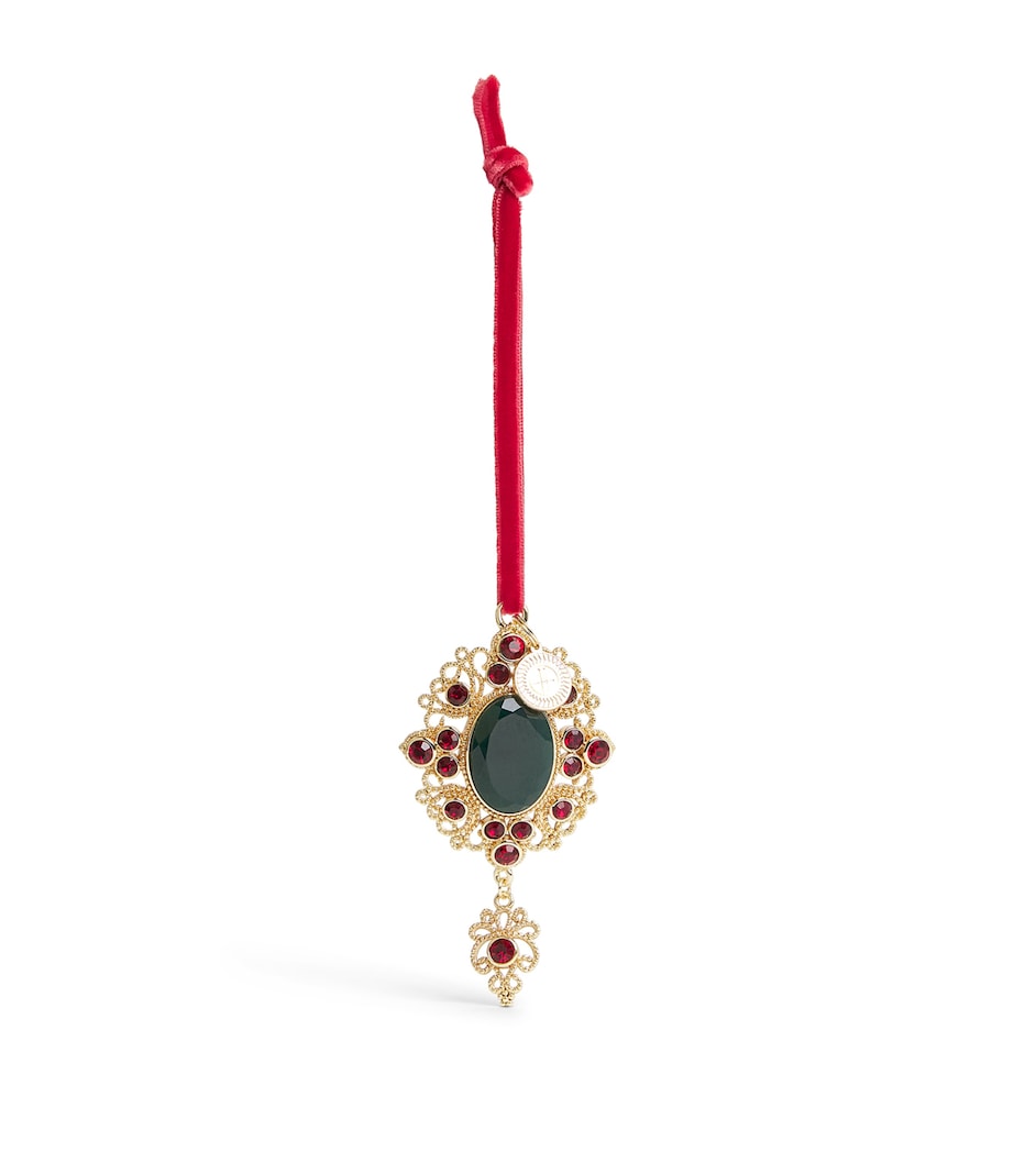 Harrods Jewelled Cameo Tree Decoration Image 1