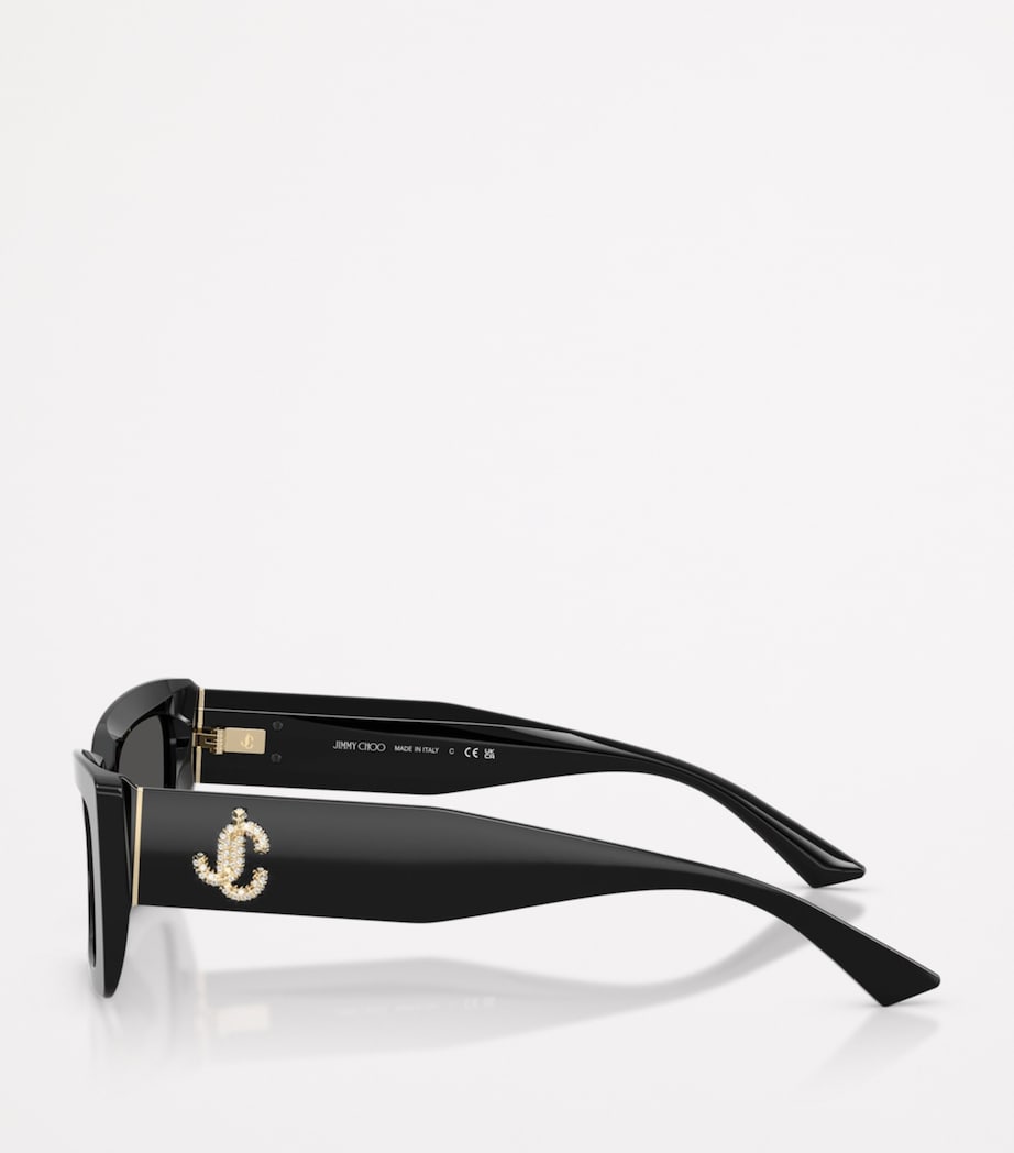 Jimmy Choo Cat Eye Logo Sunglasses Image 3