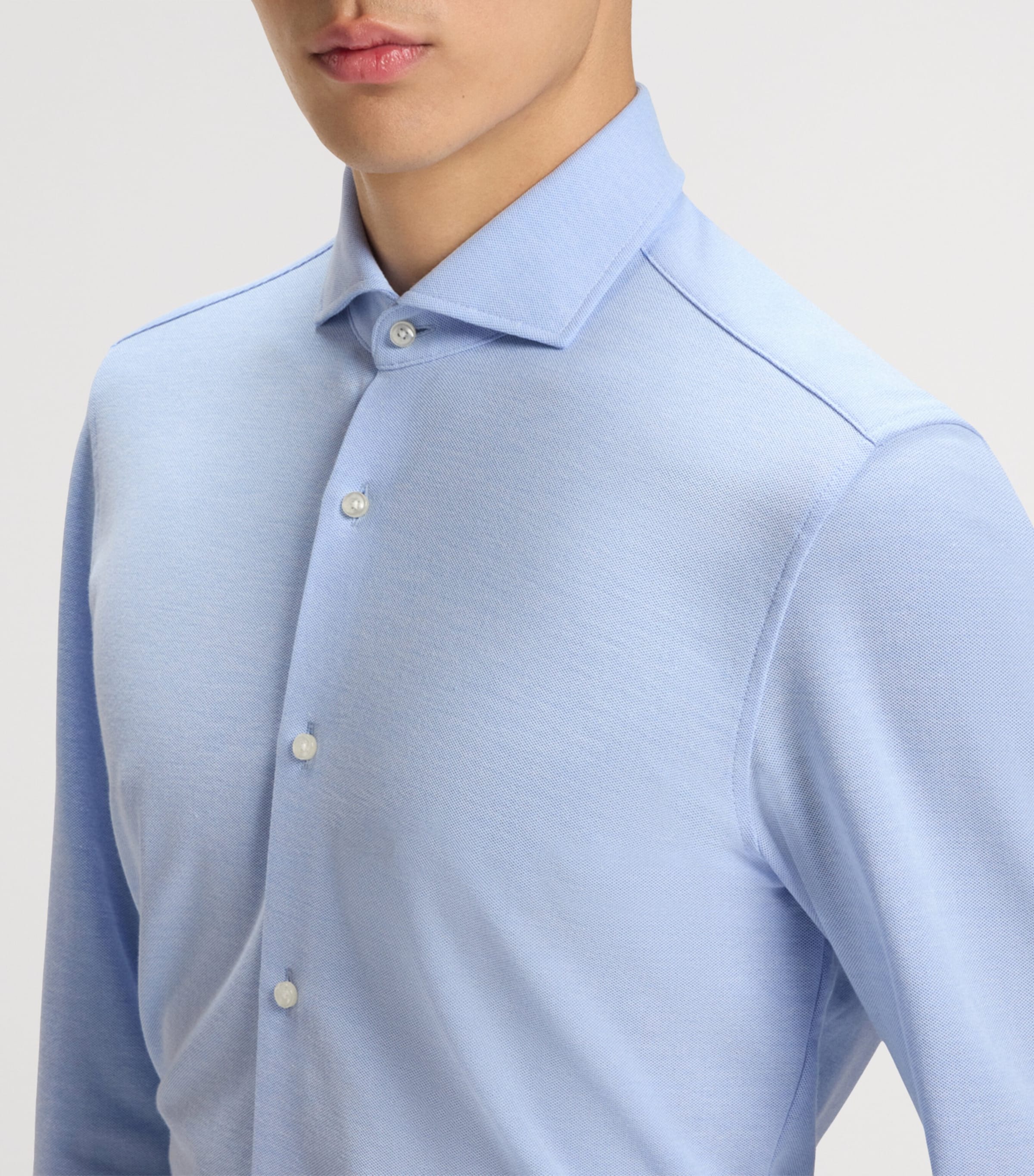 Cotton Slim Shirt 450 Image 3