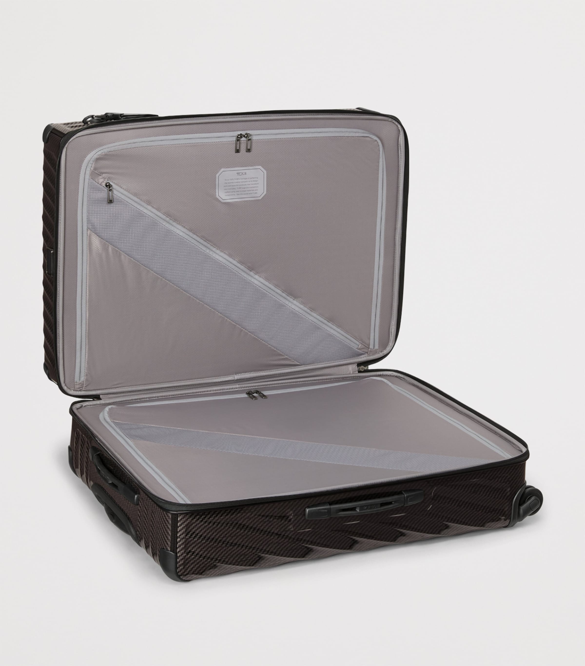 19 Degree Lite Short Trip Checked Suitcase (66cm) BLACK GRAPHITE A205 Image 2