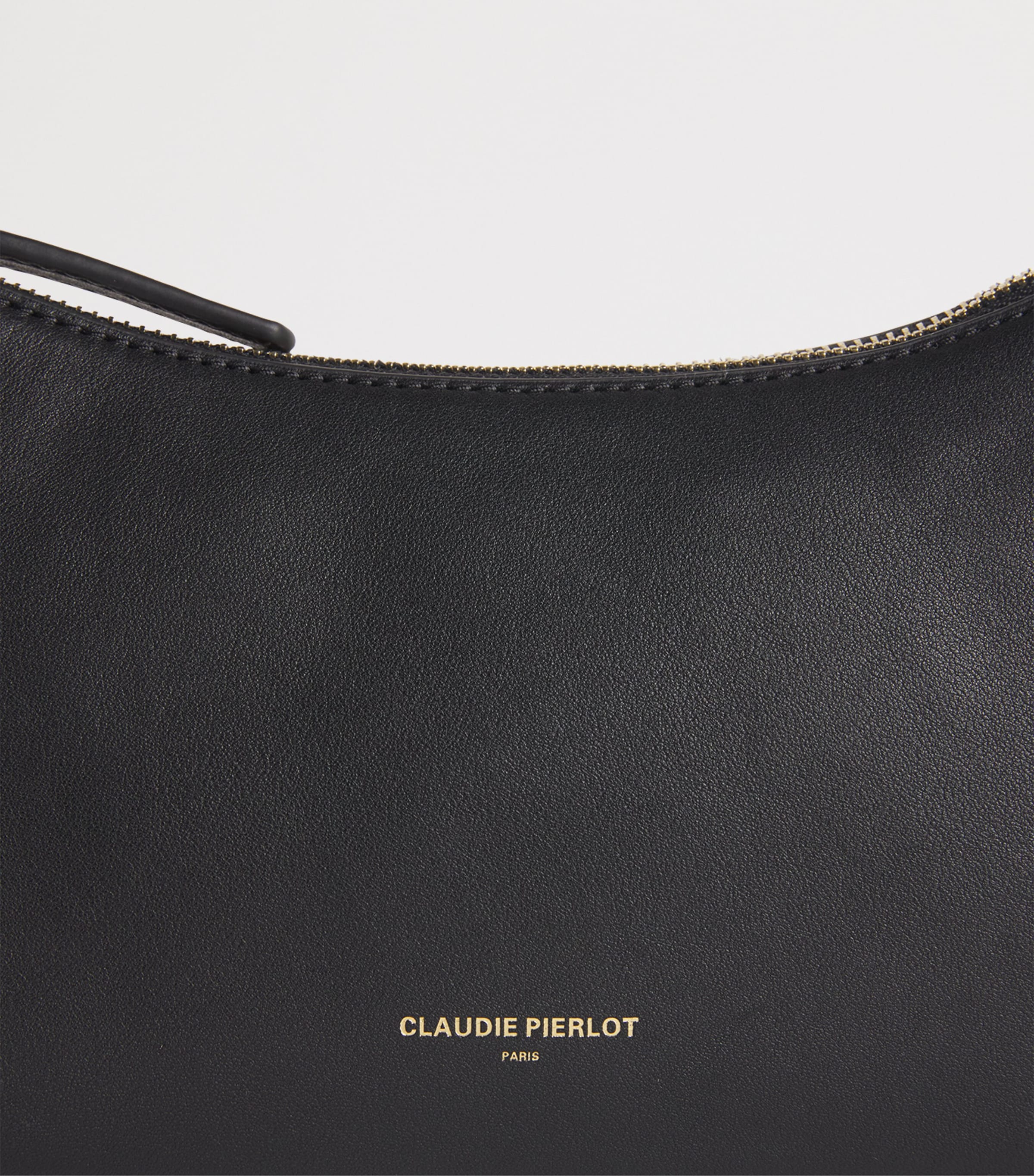 Claudie Pierlot Leather Shoulder Bag Black Image 6