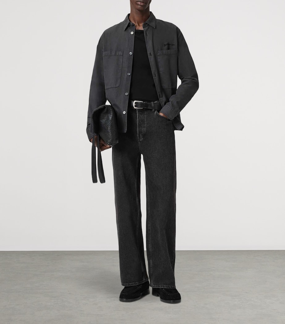 Organic Cotton-Blend Rohdi Overshirt PARMA BLUE Image 3