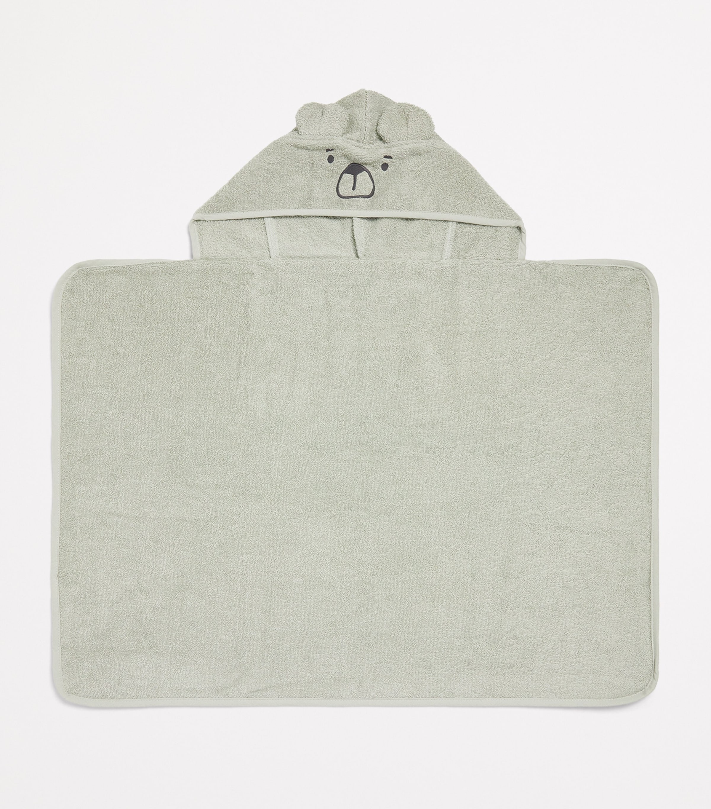 Hooded Bear Towel (50cm x 80cm) 6919DOVE BLUE Image 2