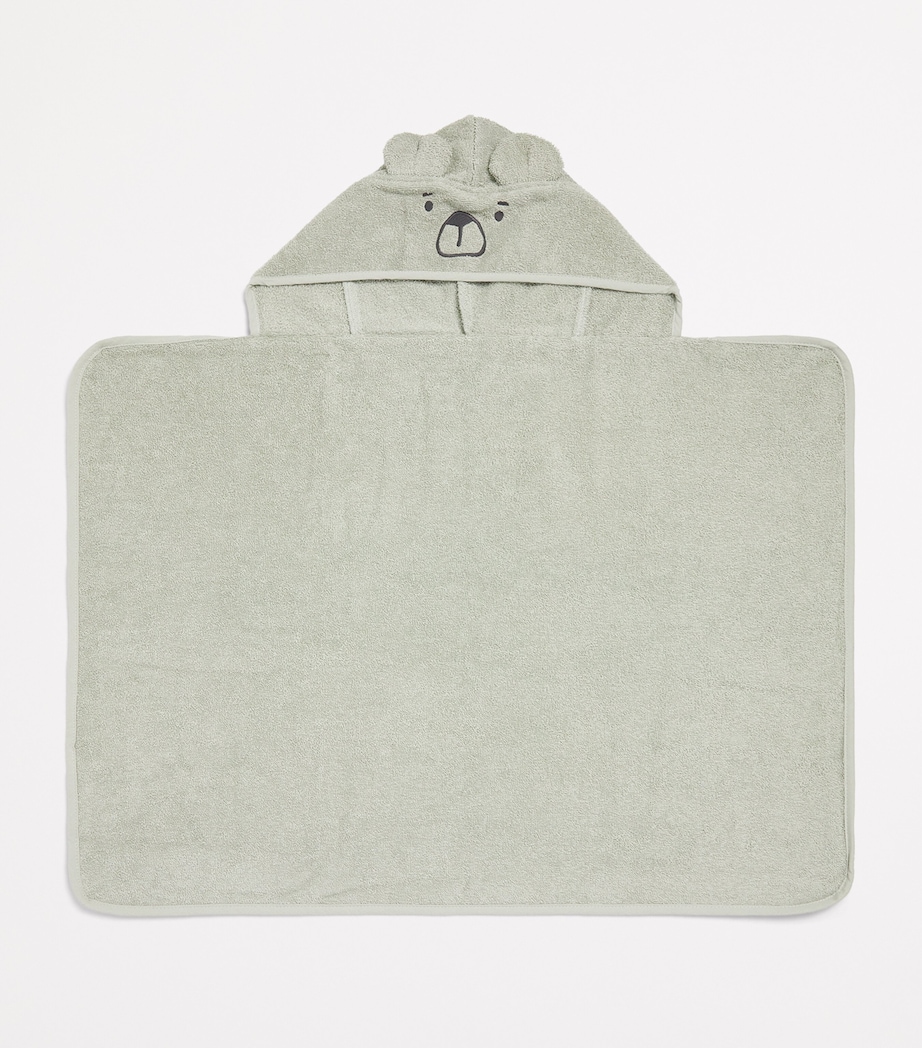 Hooded Bear Towel (50cm x 80cm) 6919DOVE BLUE Image 2