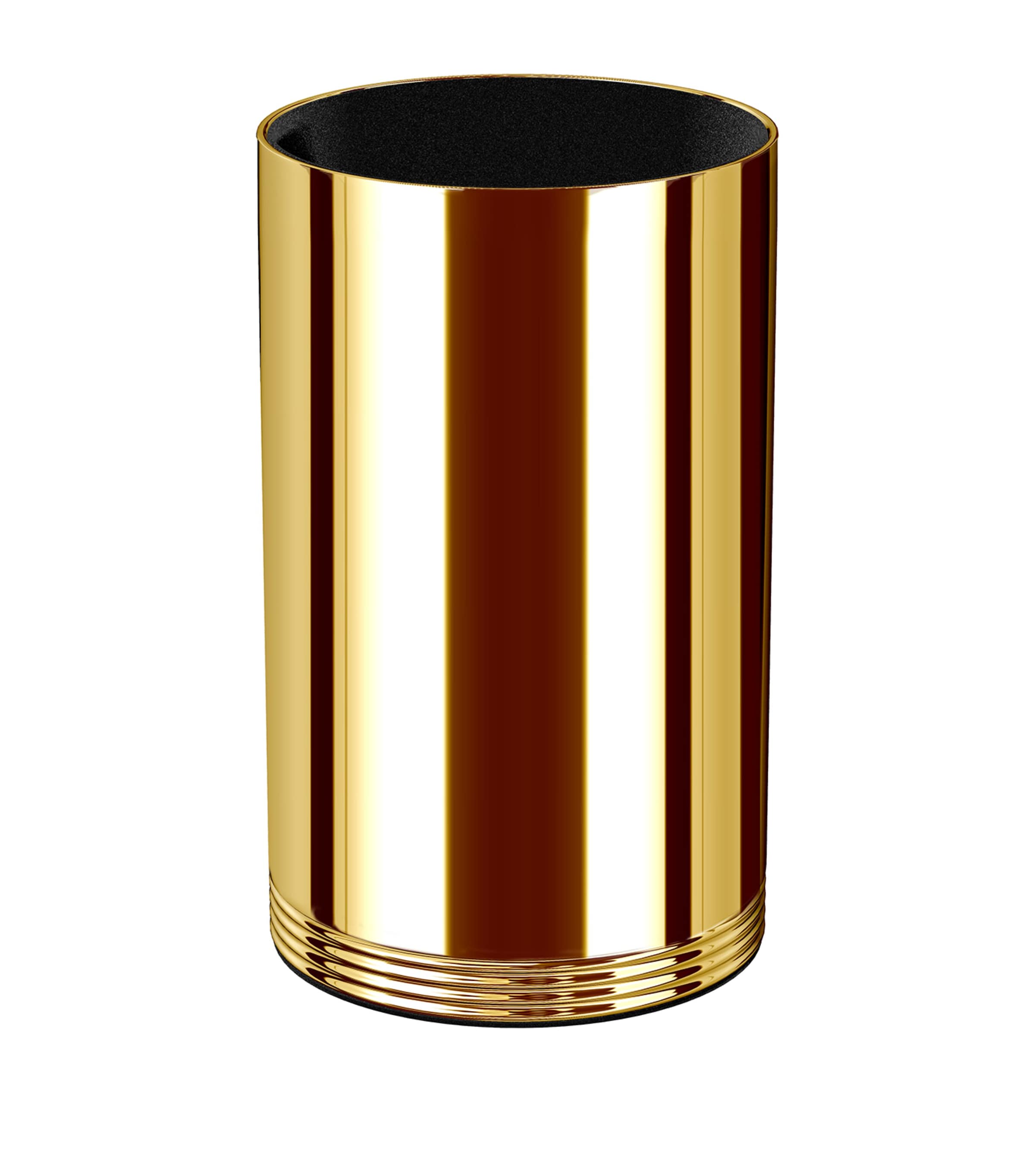 El Casco Gold-plated Pencil Pot In Gold