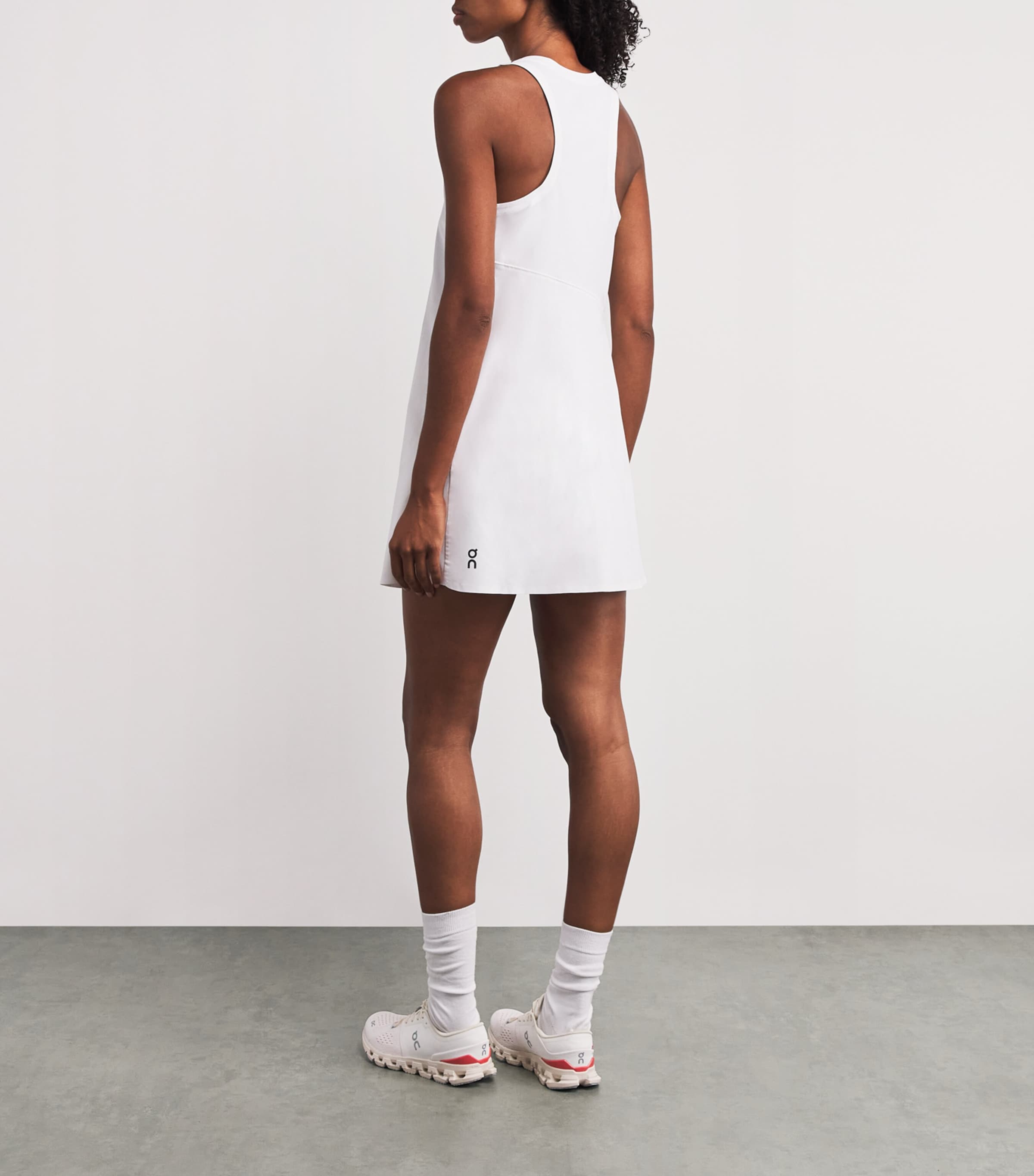 Court Mini Dress WHITE Image 3