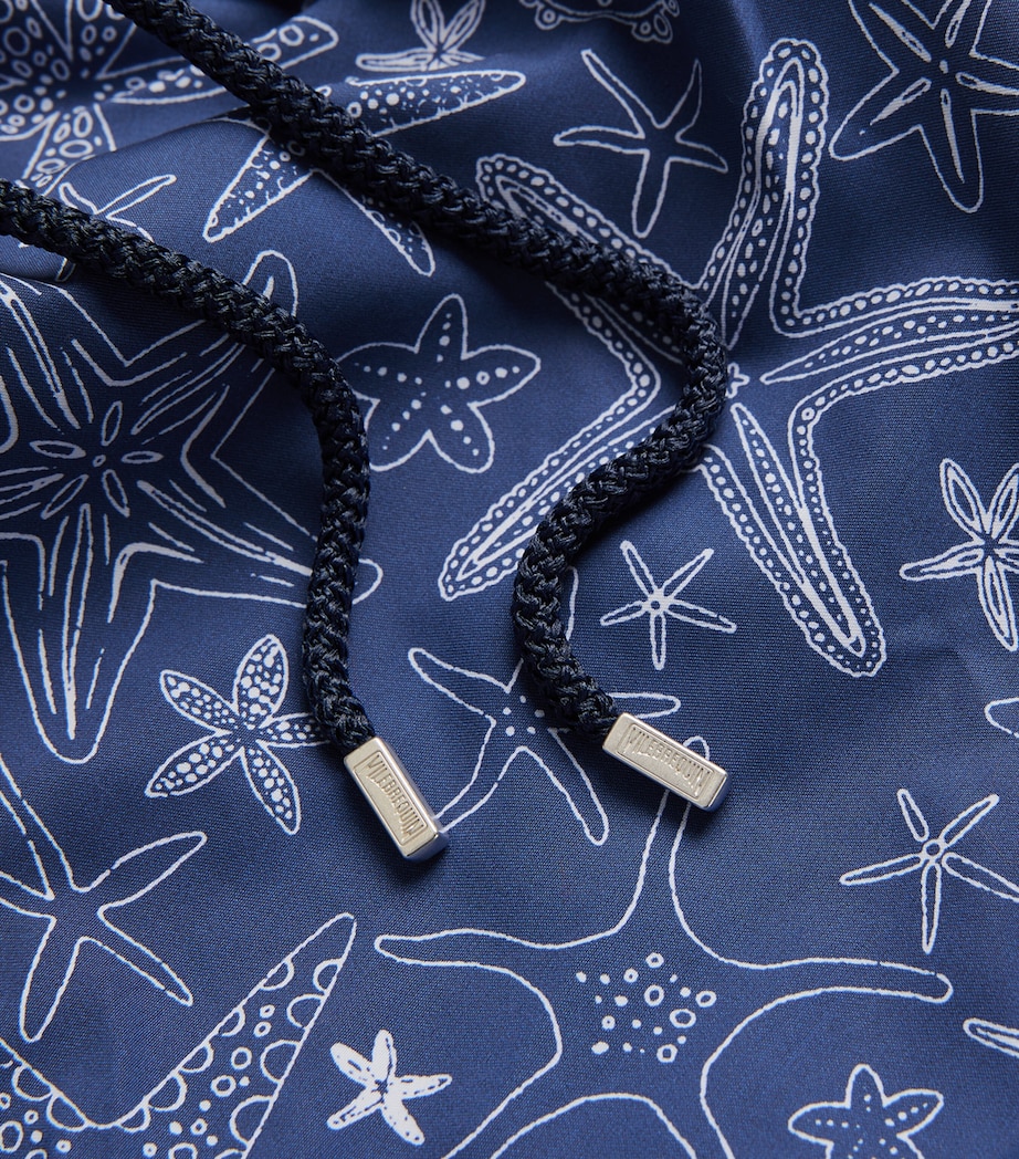 Vilebrequin Mens Starfish Print Moorea Swim Shorts Encre Image 4