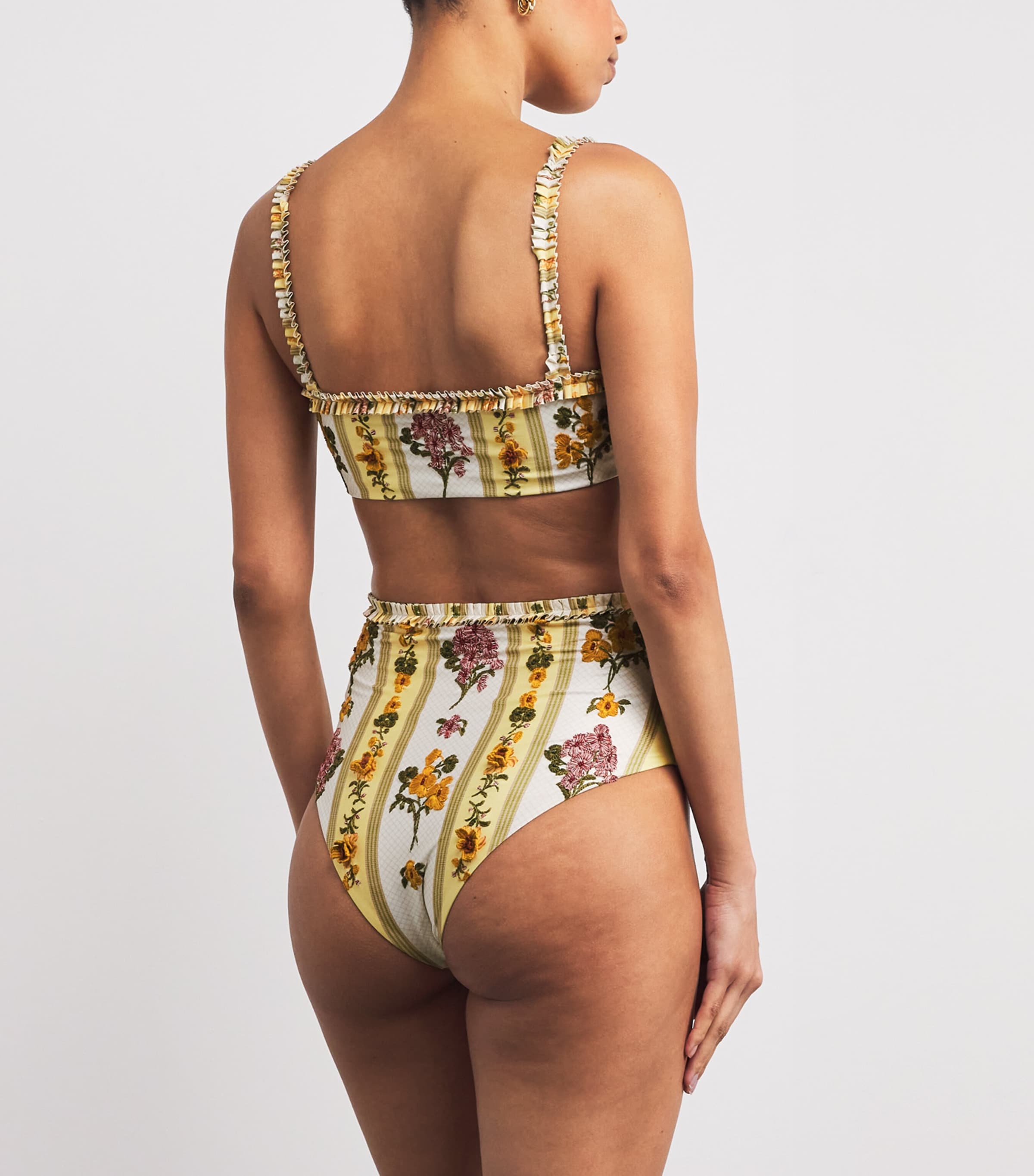 Embroidered Olmo Cordillera Bikini Top MULTICOLOR Image 3