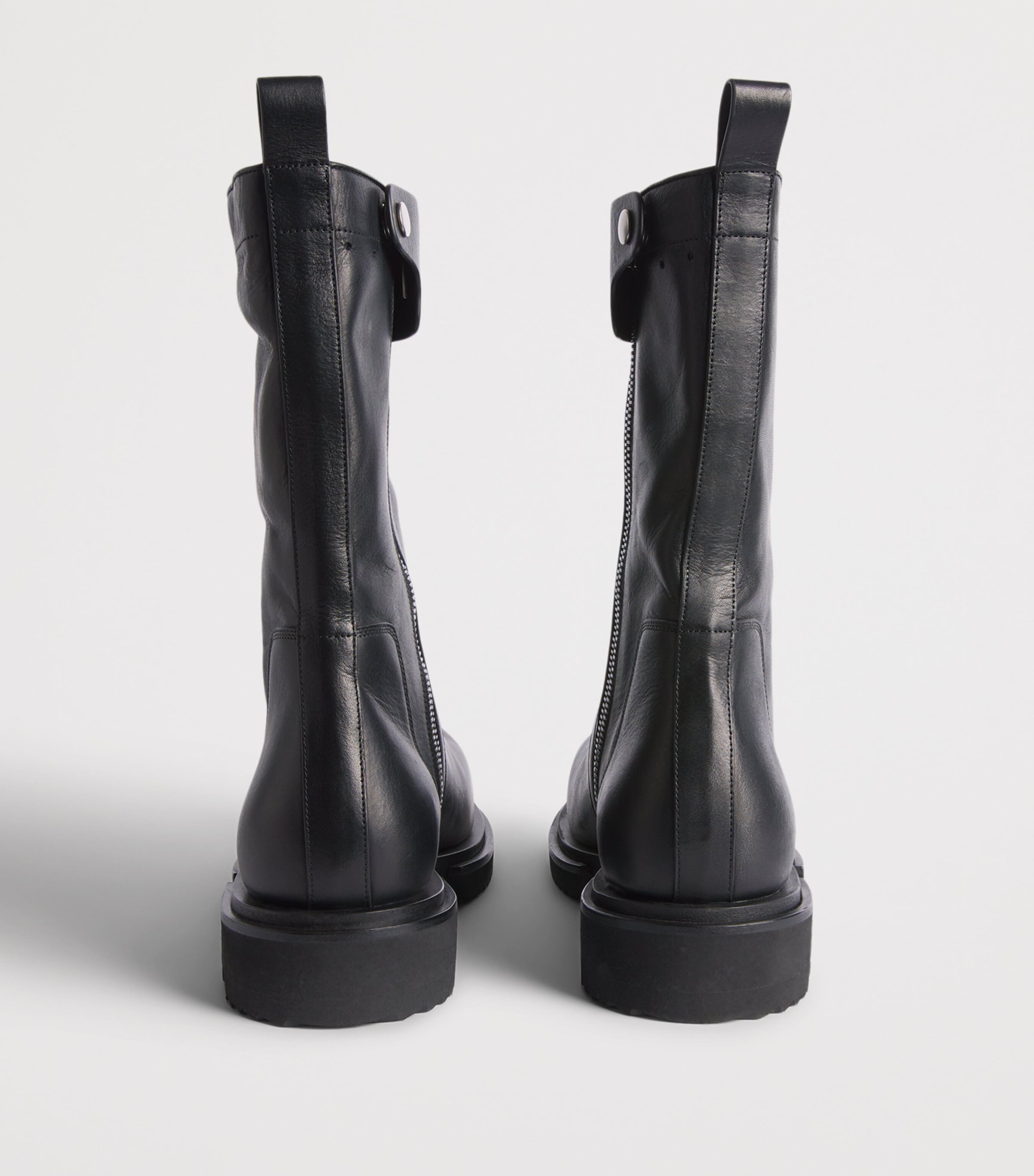 Rick Owens Leather Creeper Gabe Ankle Boots Black Image 5