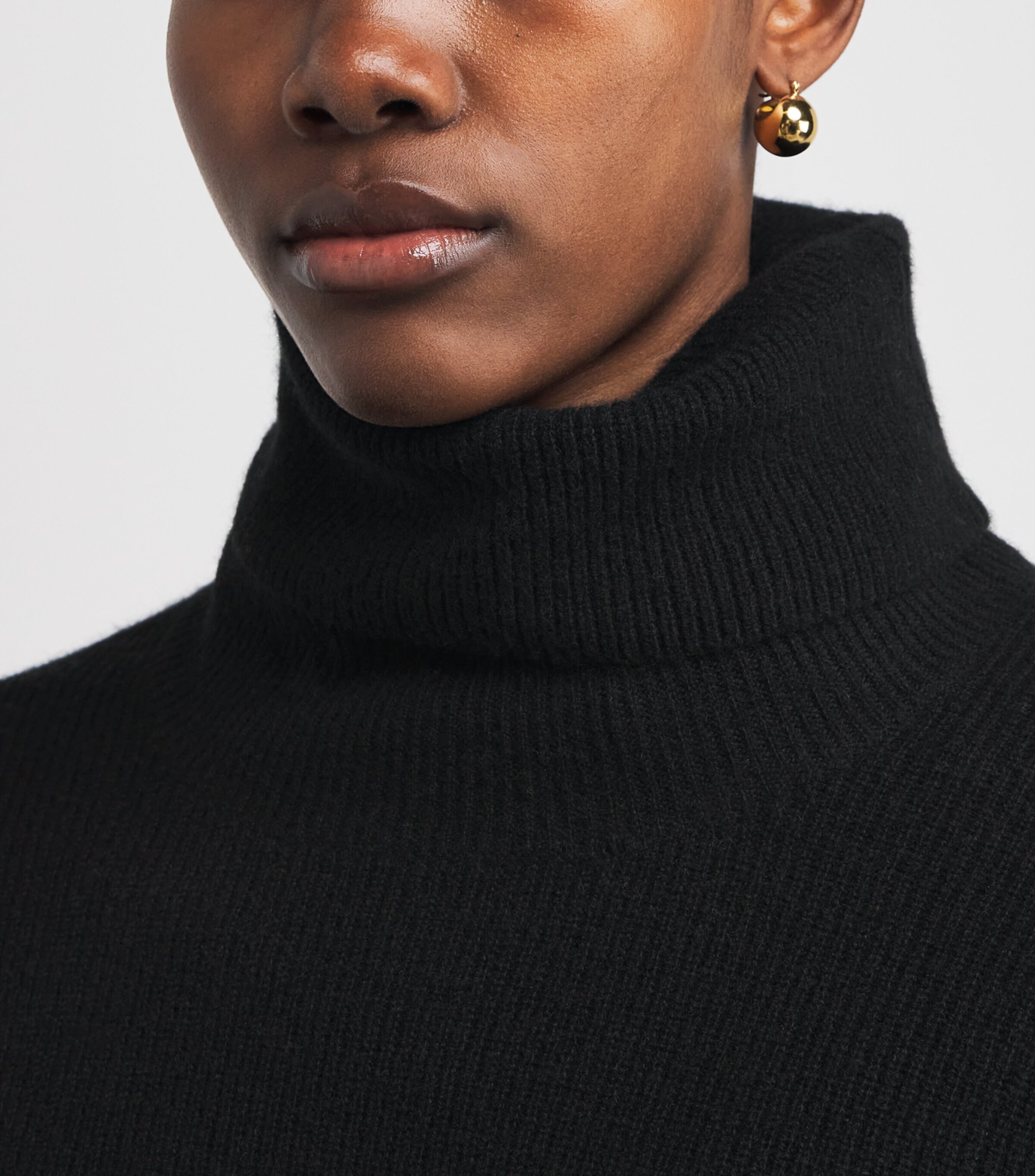 Cashmere Aria Sweater BLACK Image 6