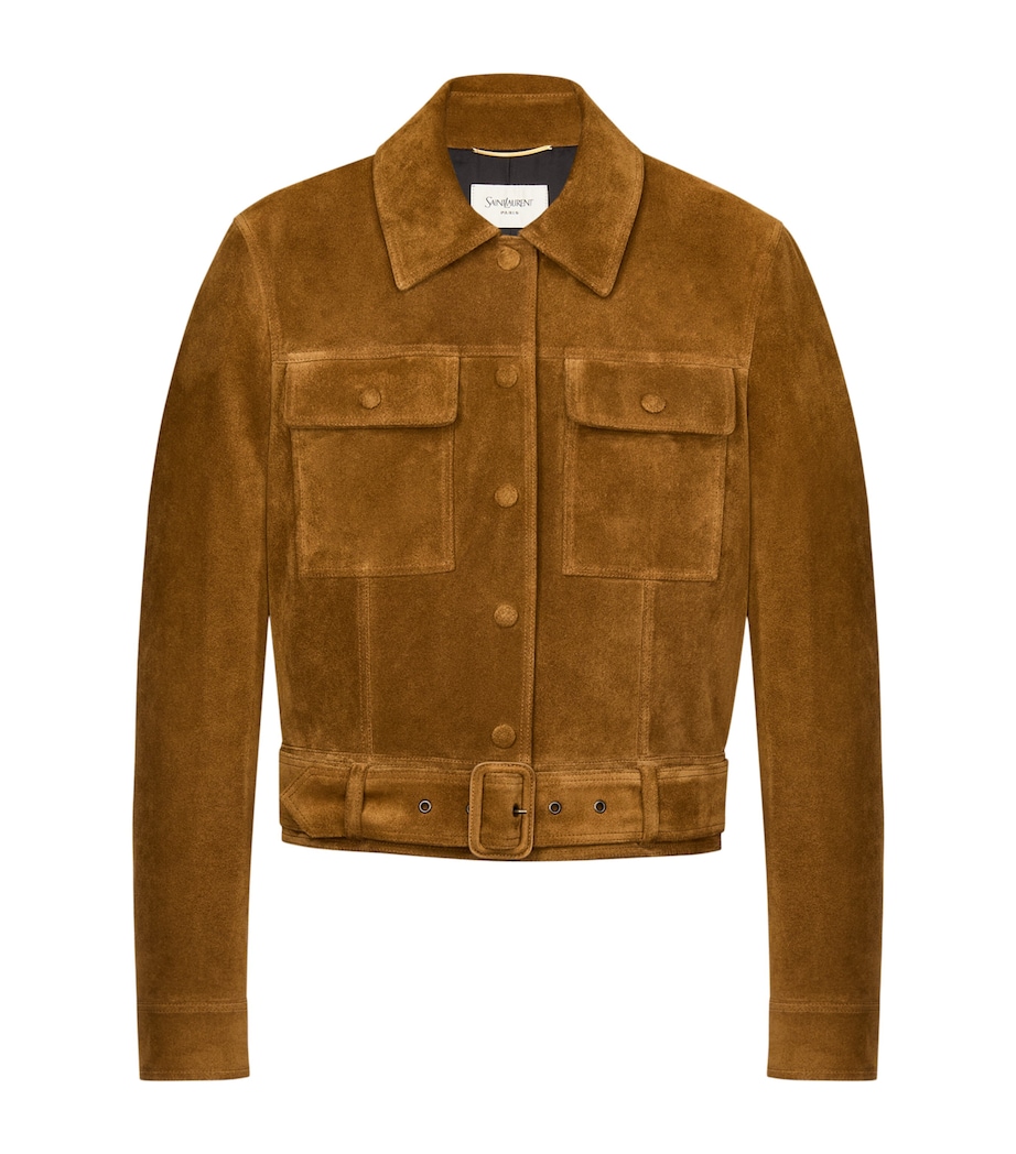 Leather Cropped Jacket 2104 Image 1