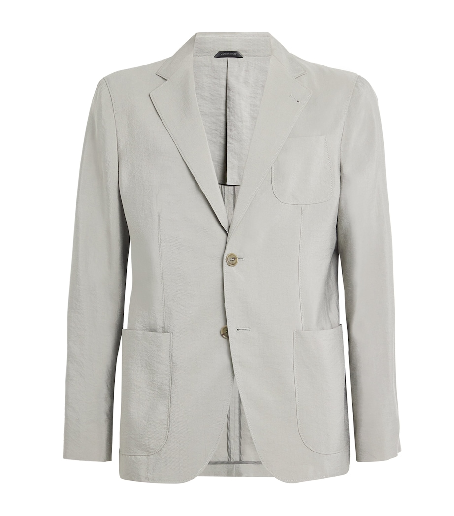 Silk-Blend Blazer U8066 Image 1