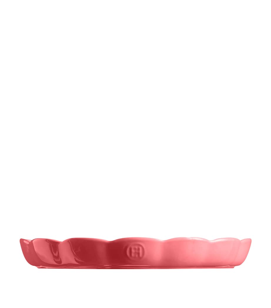 Emile Henry Ceramic Madeleine Tart Dish (31cm) Pink Image 3