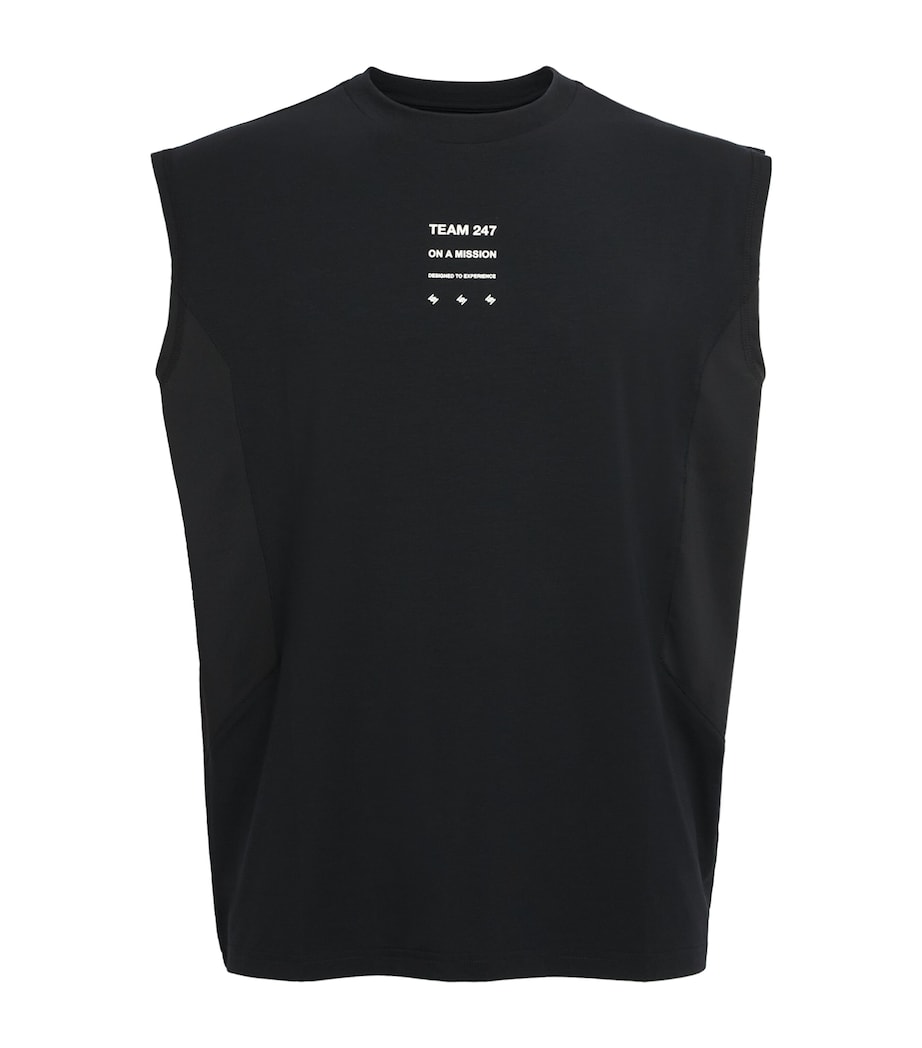 Uprising Oversized Tank Top BLACK Image 1