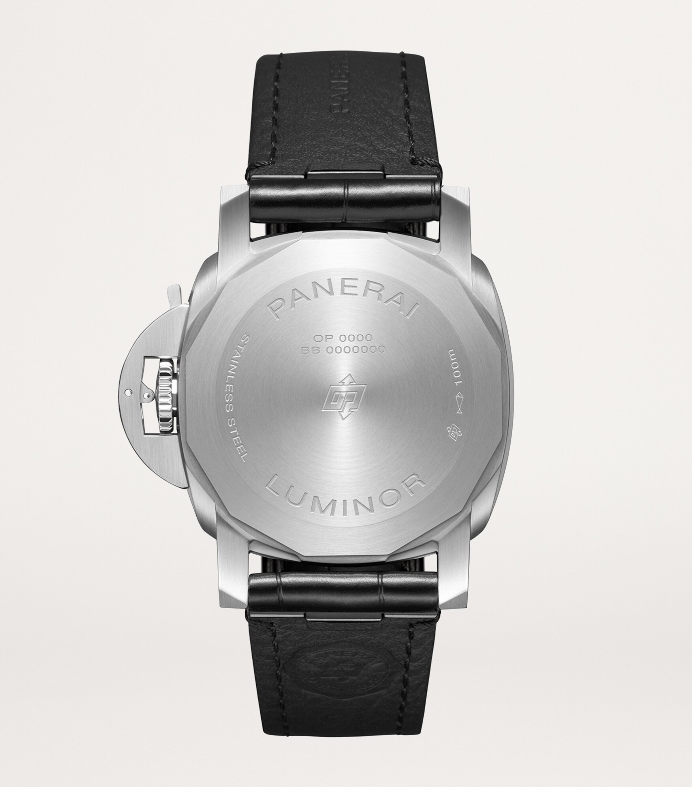 Stainless Steel Luminor Marina Watch 40mm BLACK Image 10