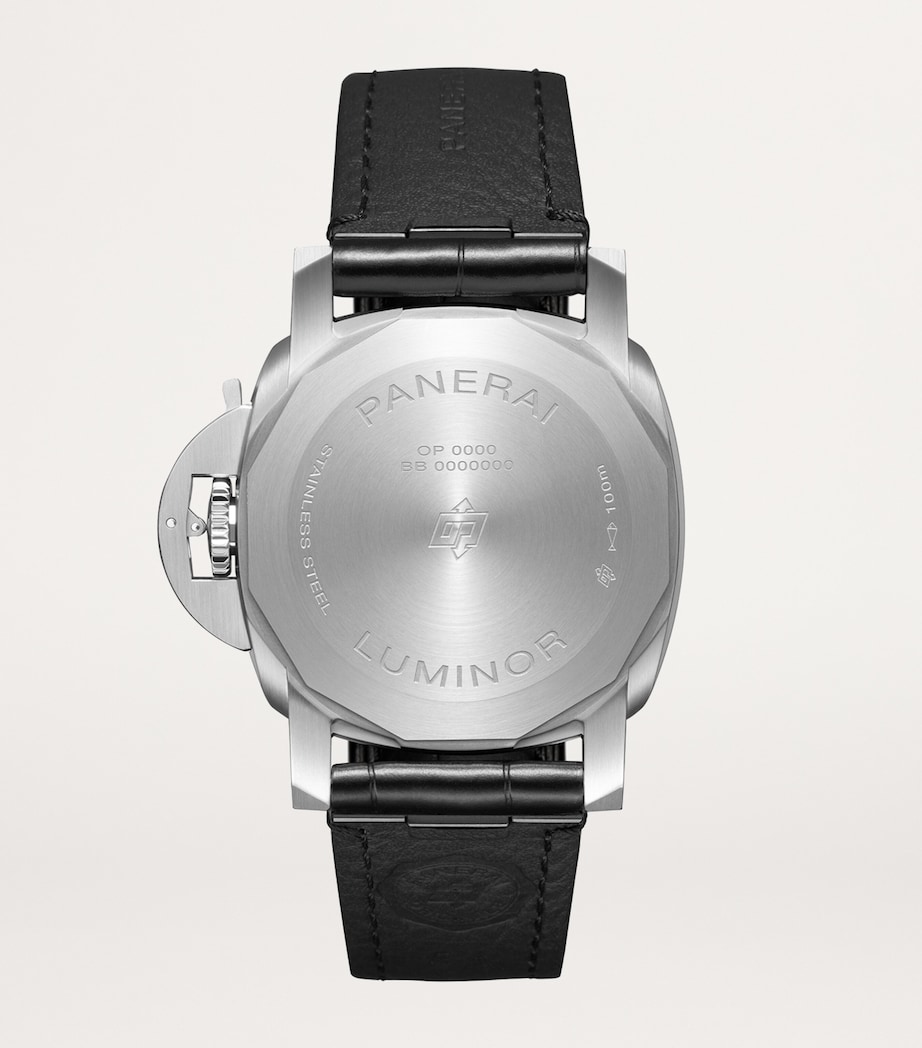 Stainless Steel Luminor Marina Watch 40mm BLACK Image 10