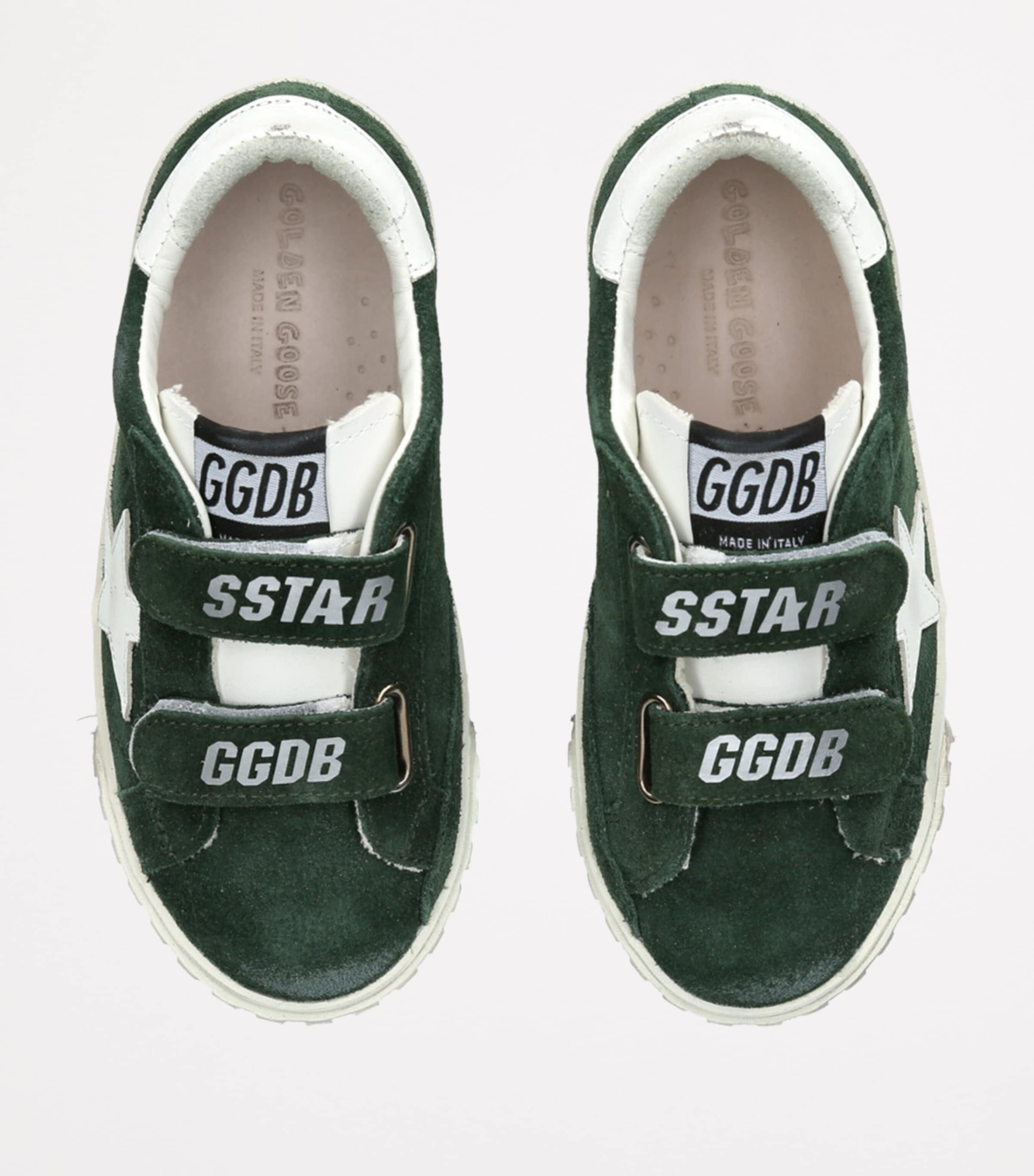 Suede Old School Sneakers DARK GREEN Image 4