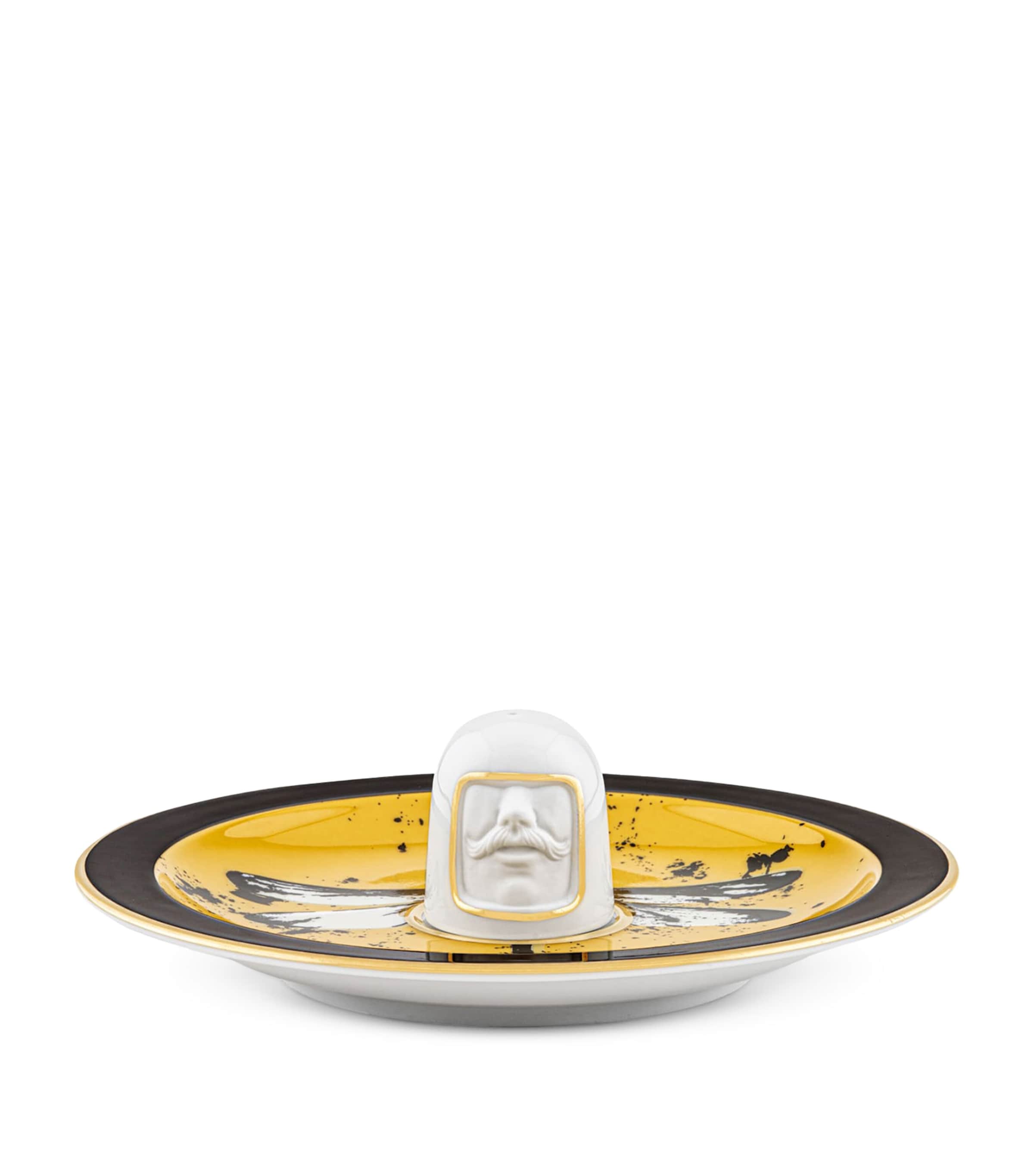 GINORI 1735 Porcelain Il Frate Saffron Incense Burner Image 1