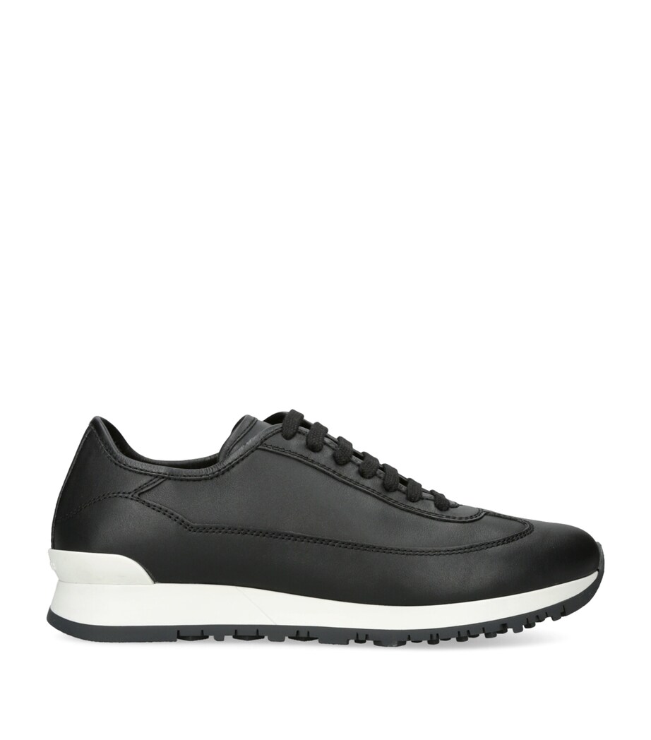 Leather Hurlinghem Runner BLACK Image 1
