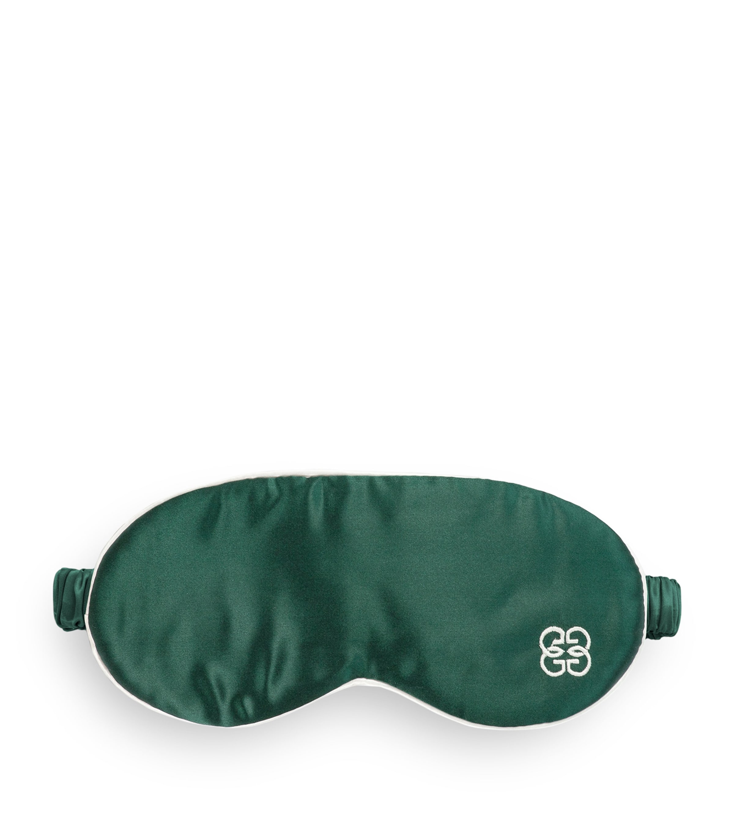 Shop Gingerlily Silk Eye Mask In Green