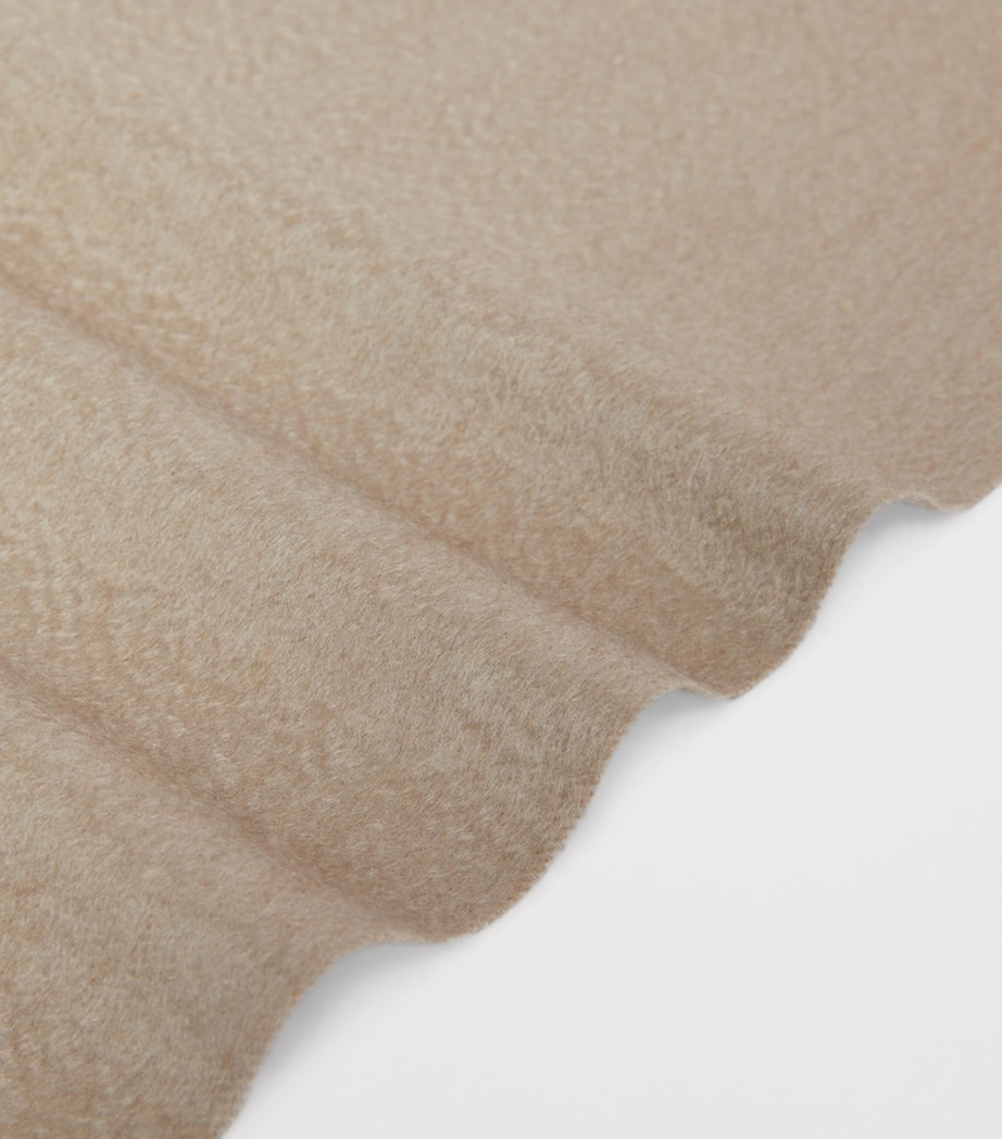 Cashmere Square Scarf SAND Image 3