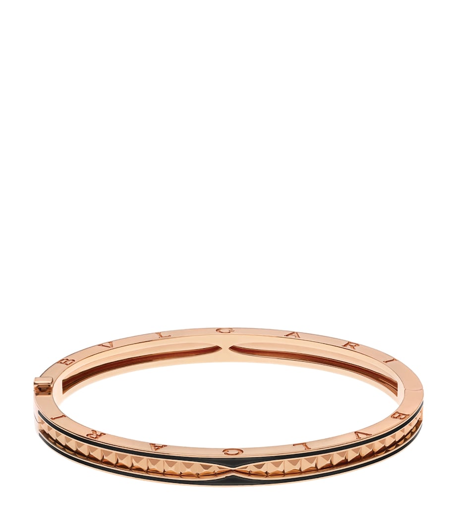Rose Gold And Ceramic B.zero1 Bangle PINK GOLD Image 2