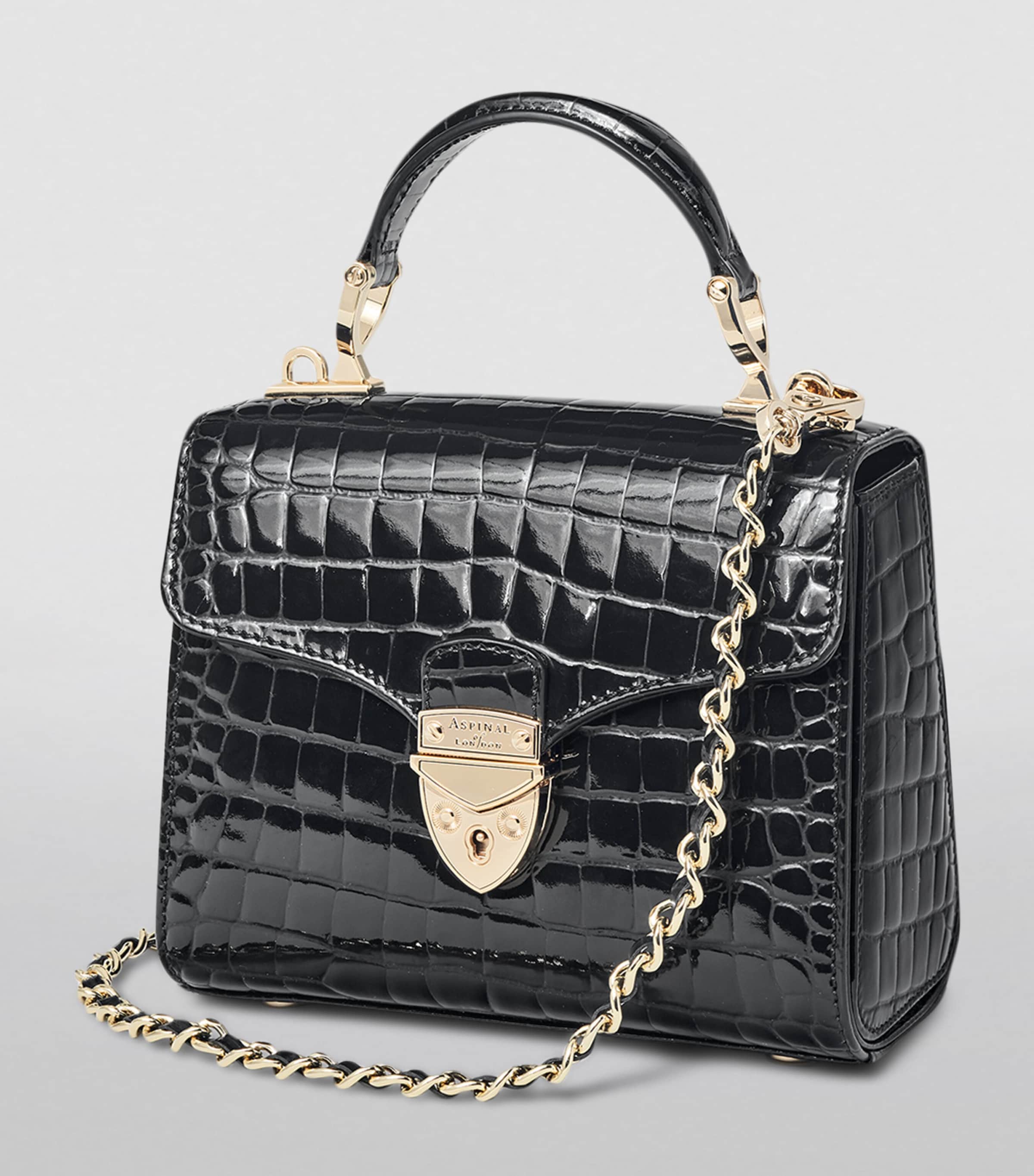 Mini Mayfair Top-Handle Bag BLACK Image 3