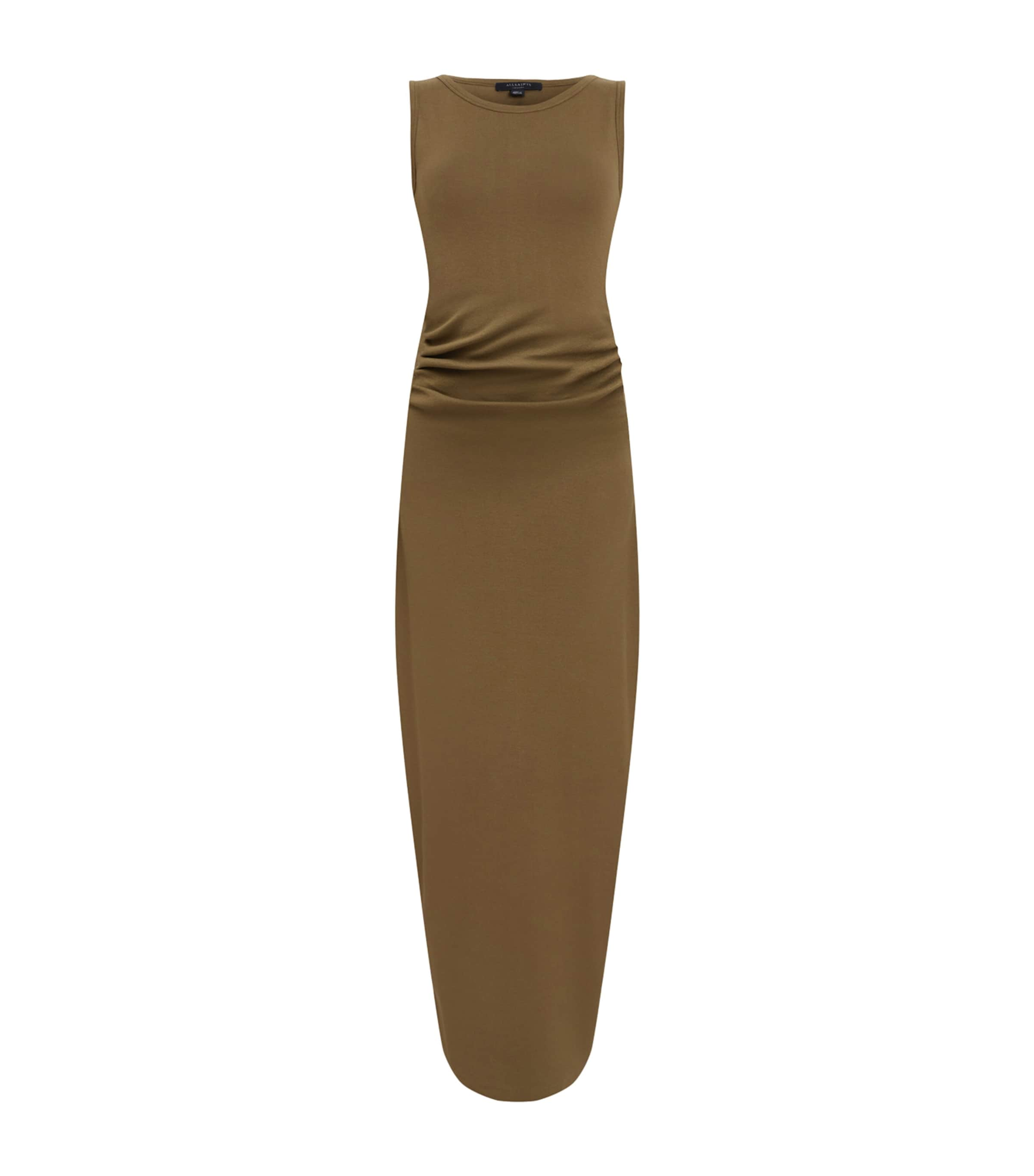 Shop Allsaints Katarina Maxi Dress In Green