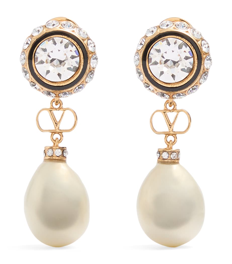 VLogo Signature Pearl Earrings RFR Image 1