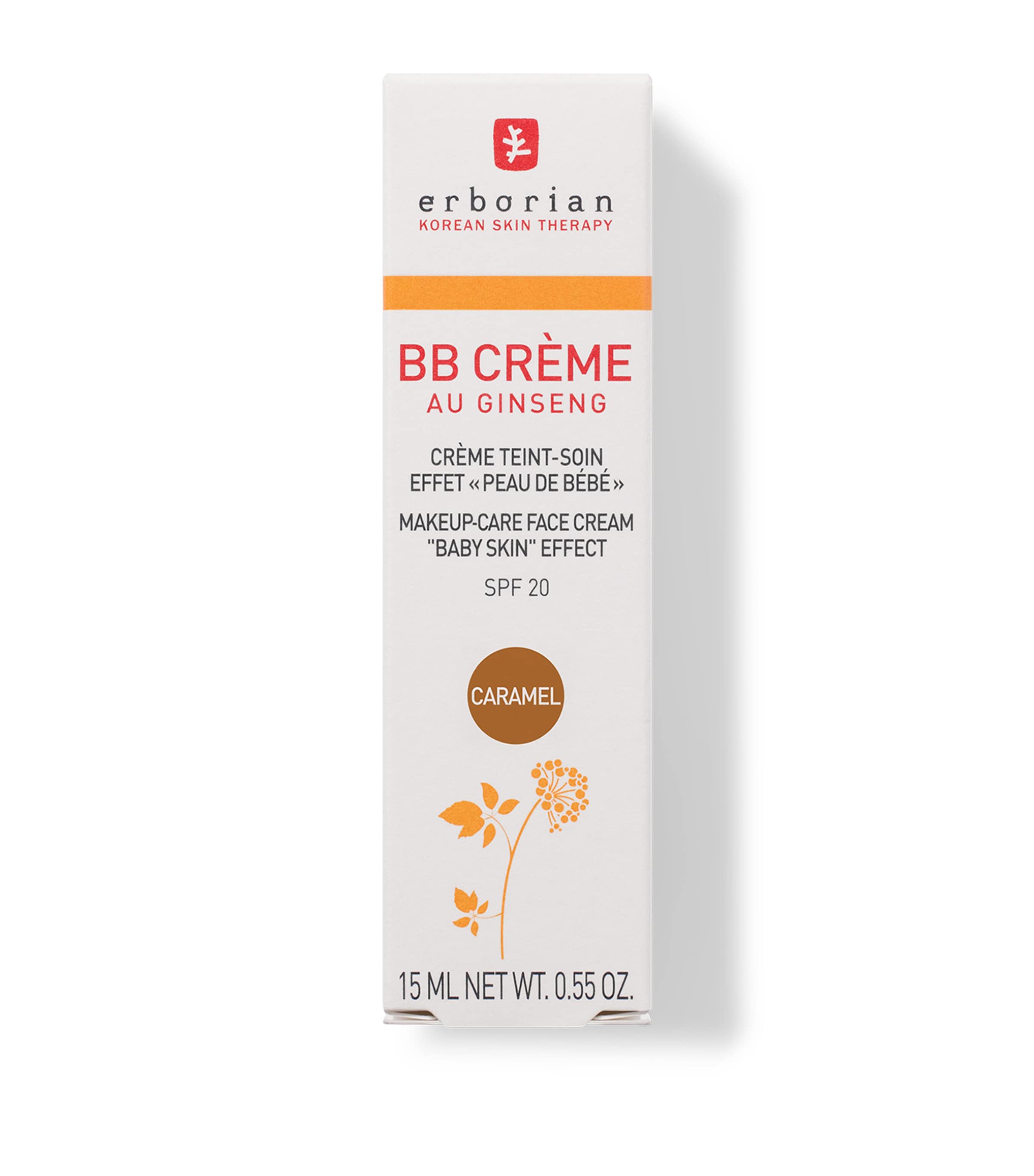 ERBORIAN BB Crème Au Ginseng (15ml) Caramel Image 4