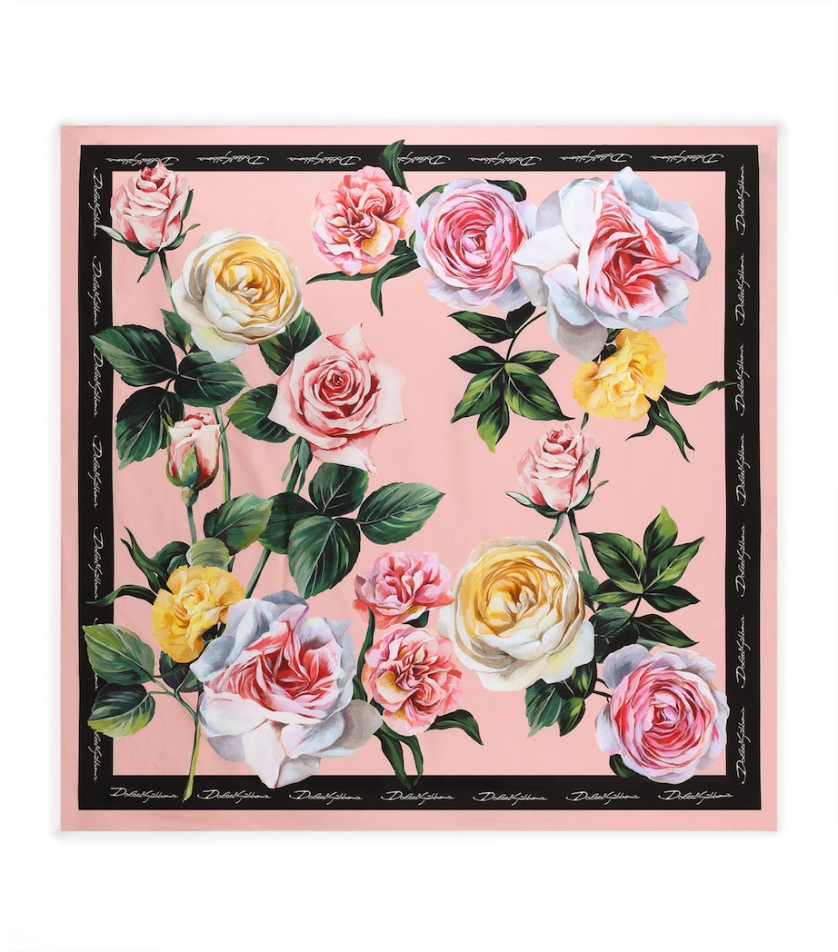Silk Roses and Peonies Foulard HF5IY-PEONIE/ Image 1
