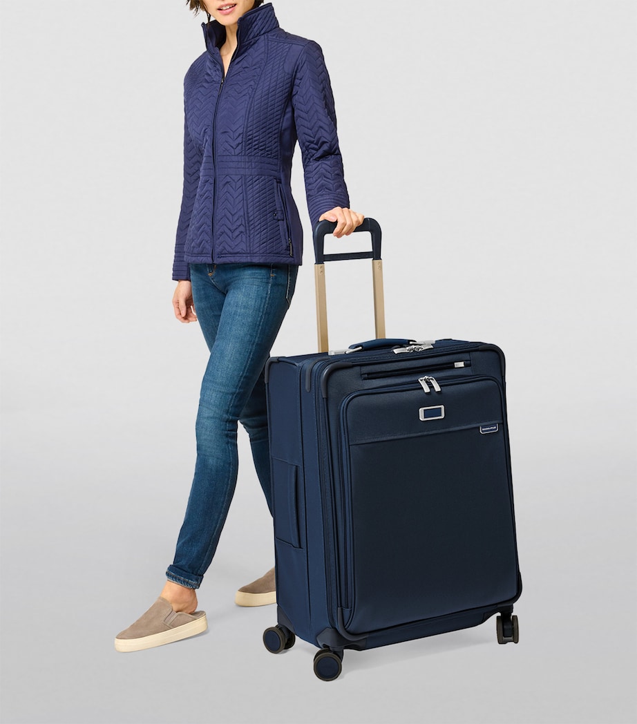 Baseline Medium Expandable Spinner Suitcase (66cm) NAVY Image 6