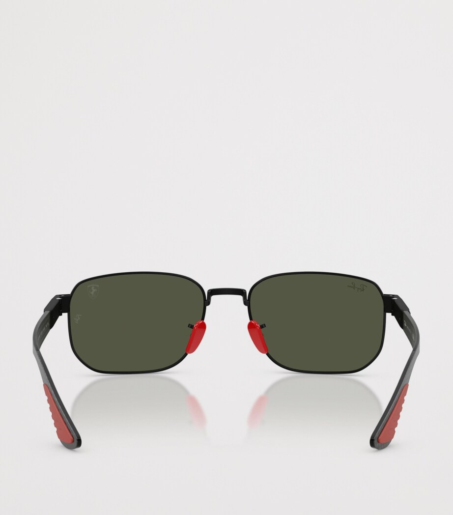 Ray-Ban Scuderia Ferrari Square Sunglasses Black Image 4