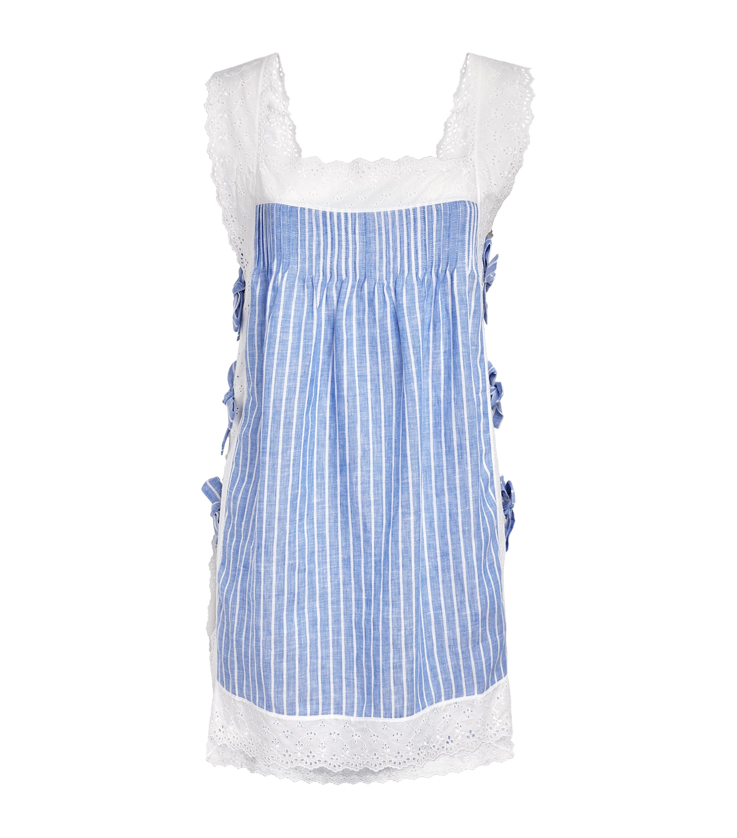 Loretta Caponi Womens Linen Fiocchini Top Porto Giunco Image 1