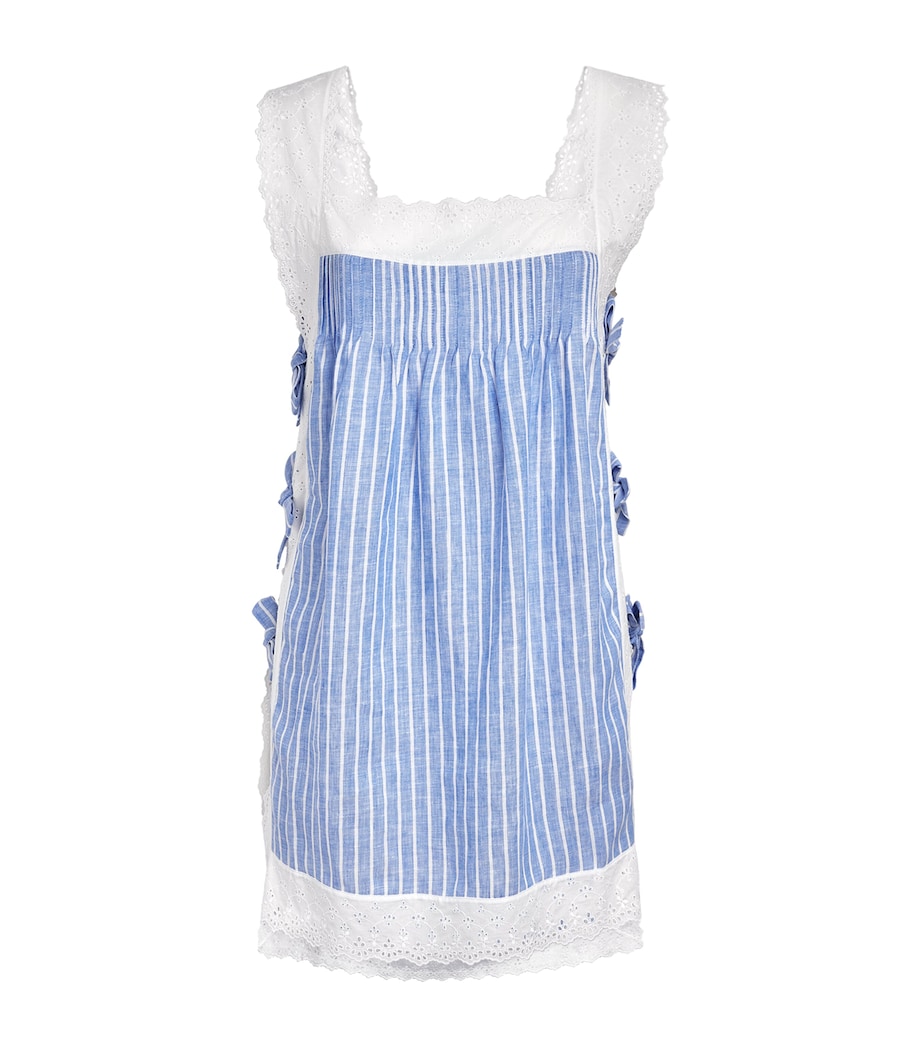 Loretta Caponi Womens Linen Fiocchini Top Porto Giunco Image 1