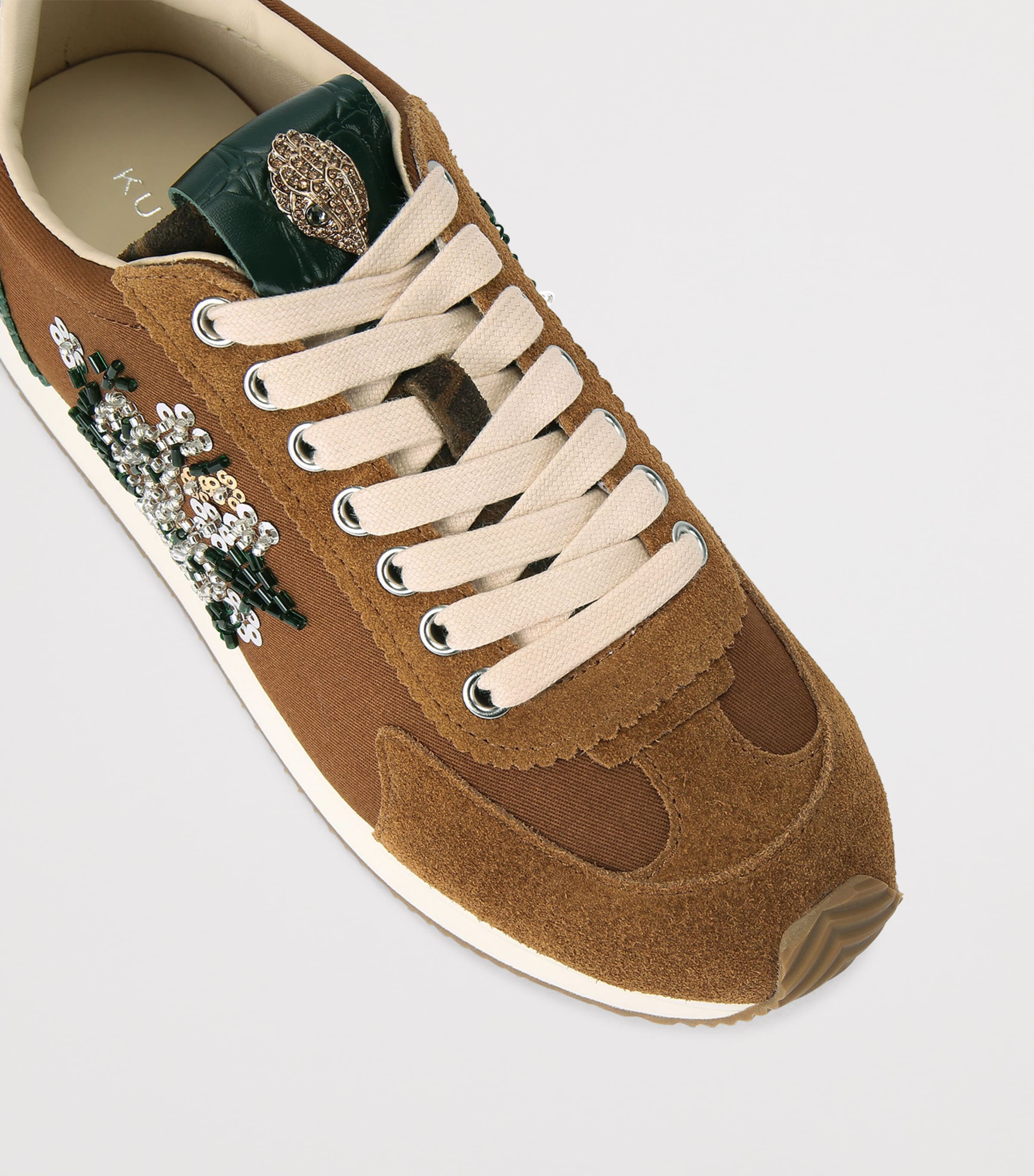 Kurt Geiger London Embellished Islington Pump Sneakers Brown/oth Image 3