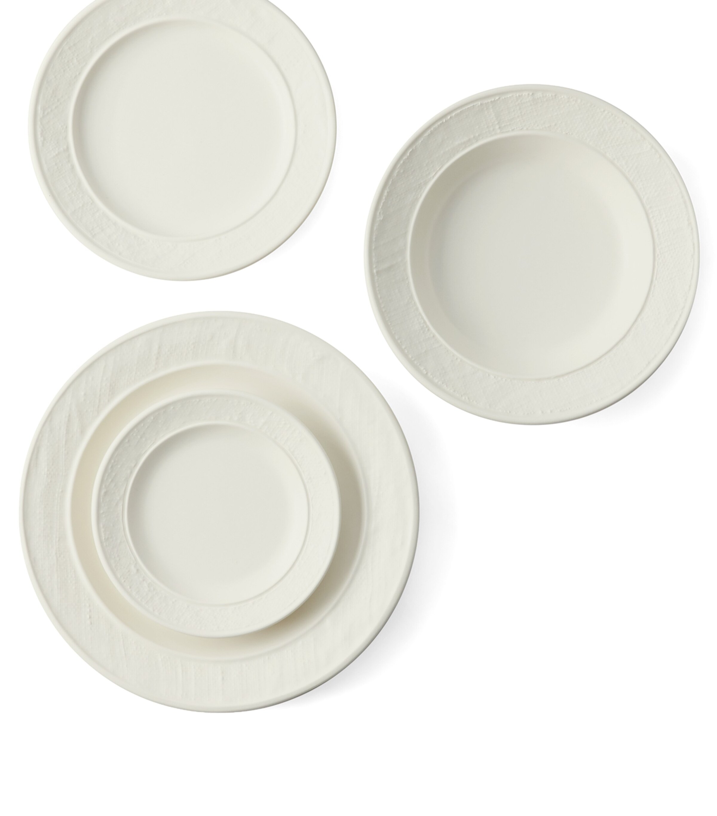 Earthenware Everett Dinner Plate (26.5cm) CREAM Image 2