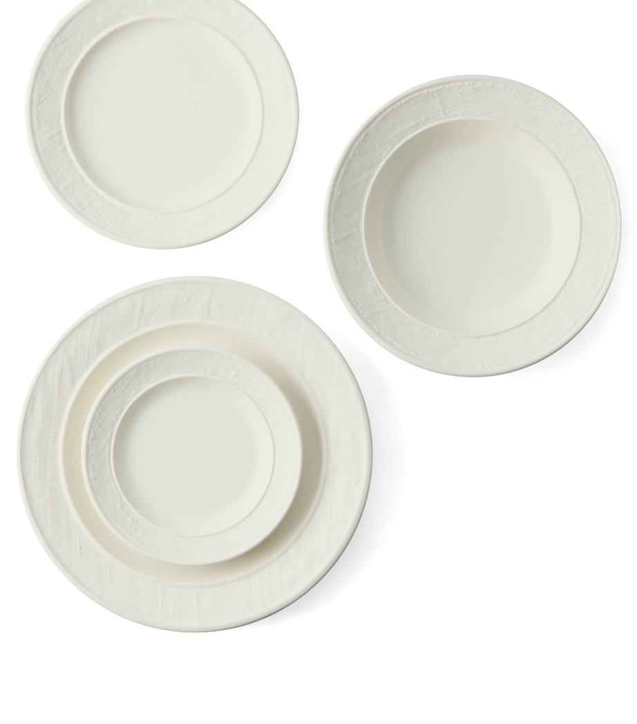 Earthenware Everett Dinner Plate (26.5cm) CREAM Image 2