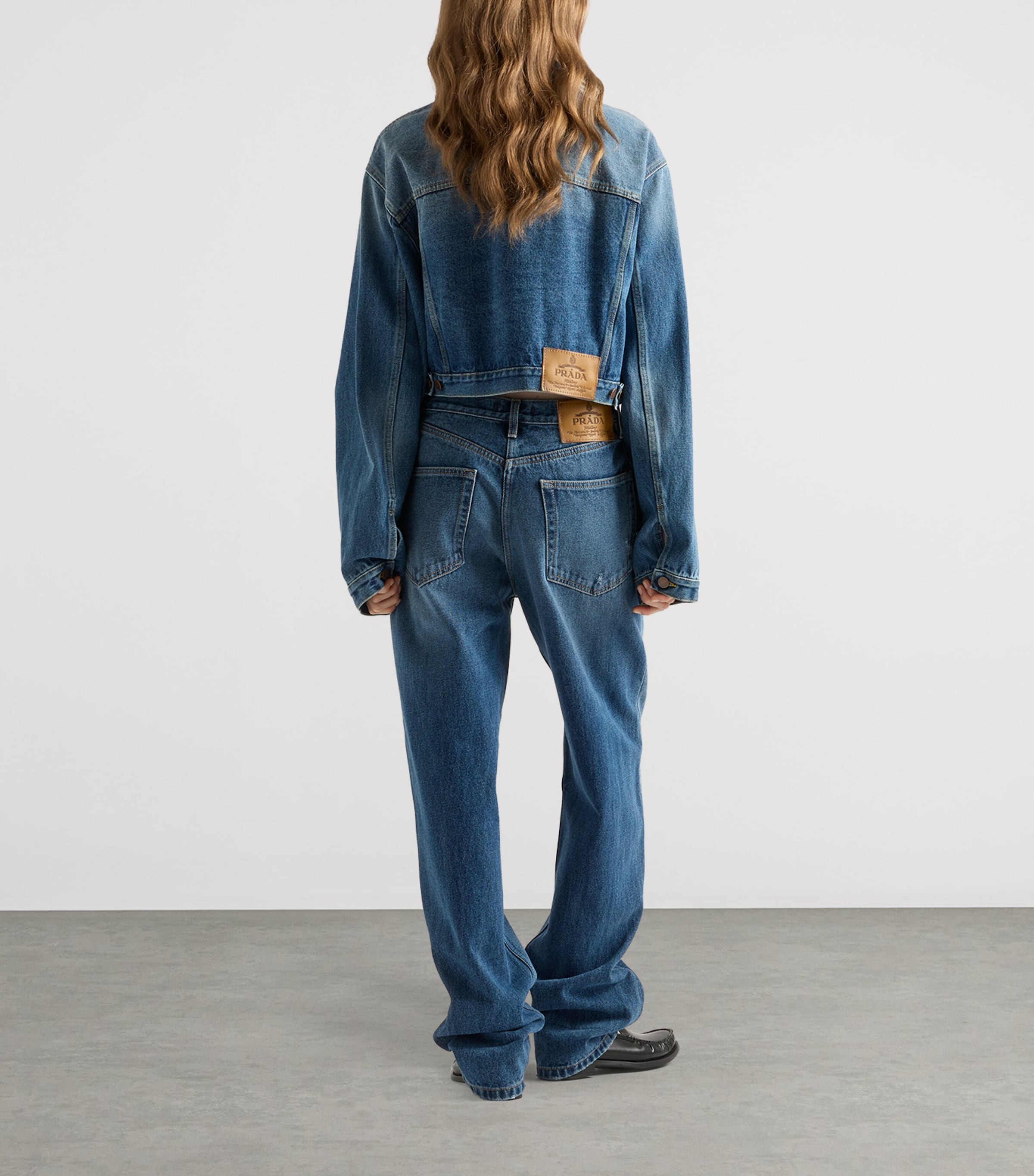 Cropped Denim Jacket F0V3N Image 5
