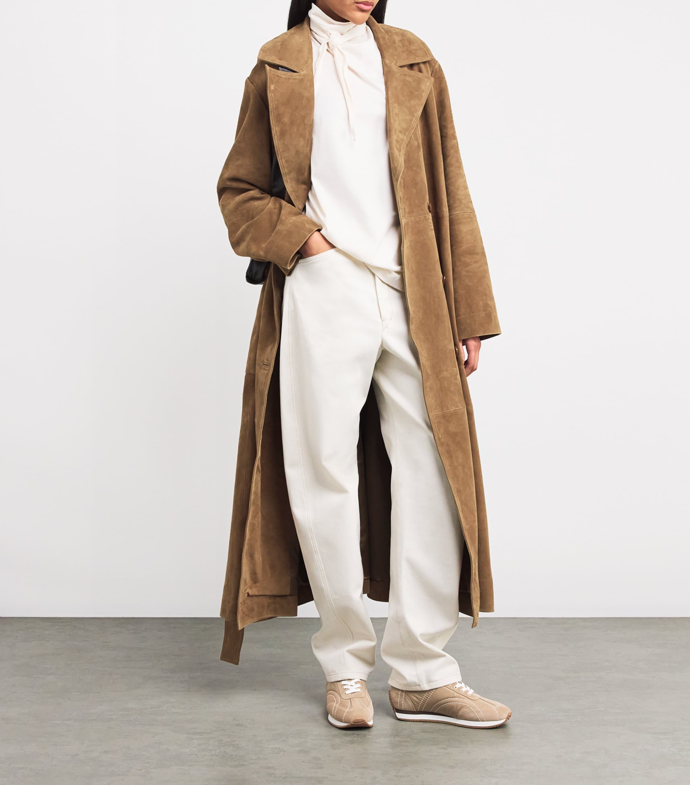【Toteme】ファブリックスポーツスニーカー Totême Sport Sneakers | Harrods US