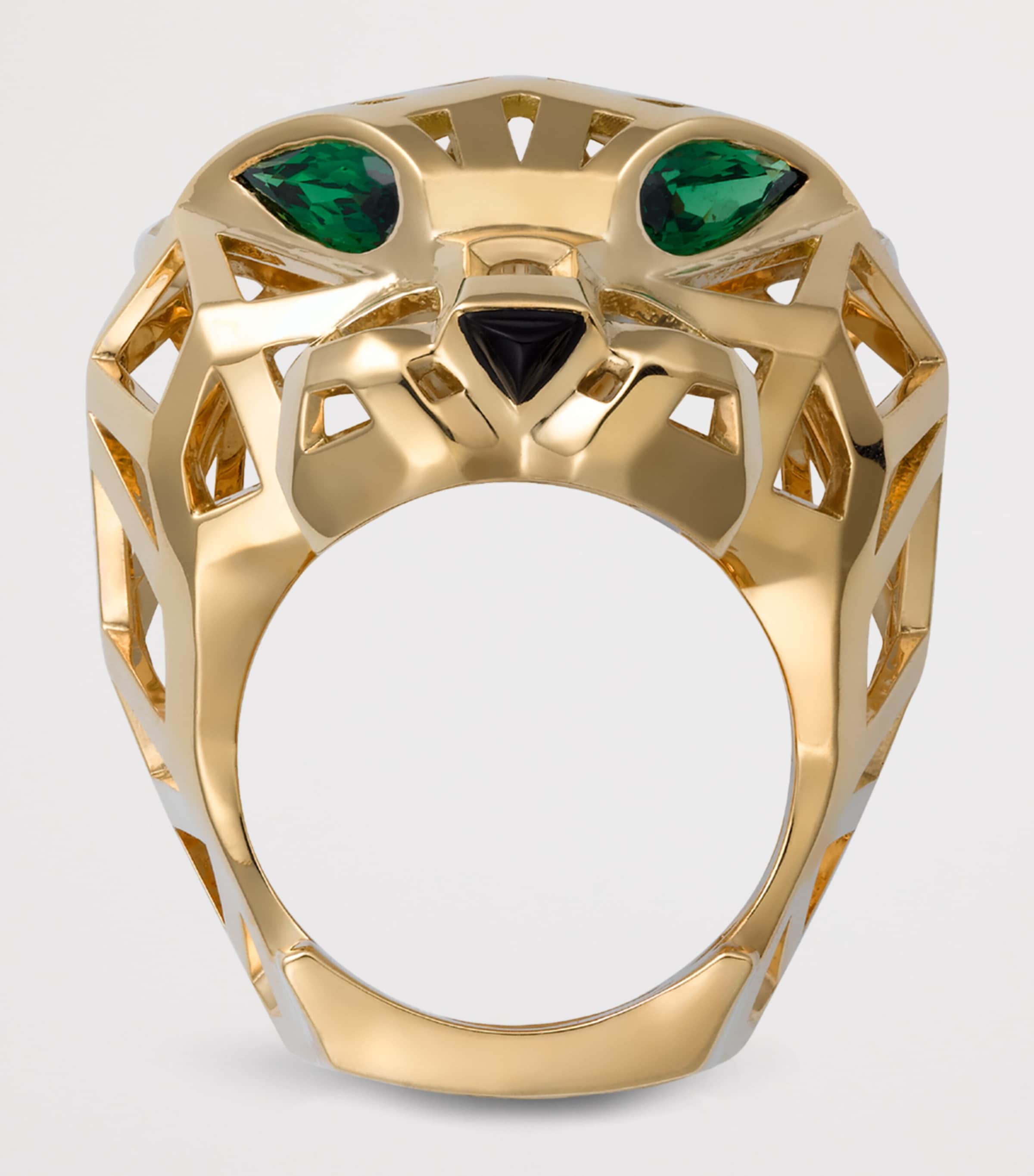 Cartier Yellow Gold, Tsavorite Garnet and Onyx Panthère de Cartier Ring Yellow Gold Image 4