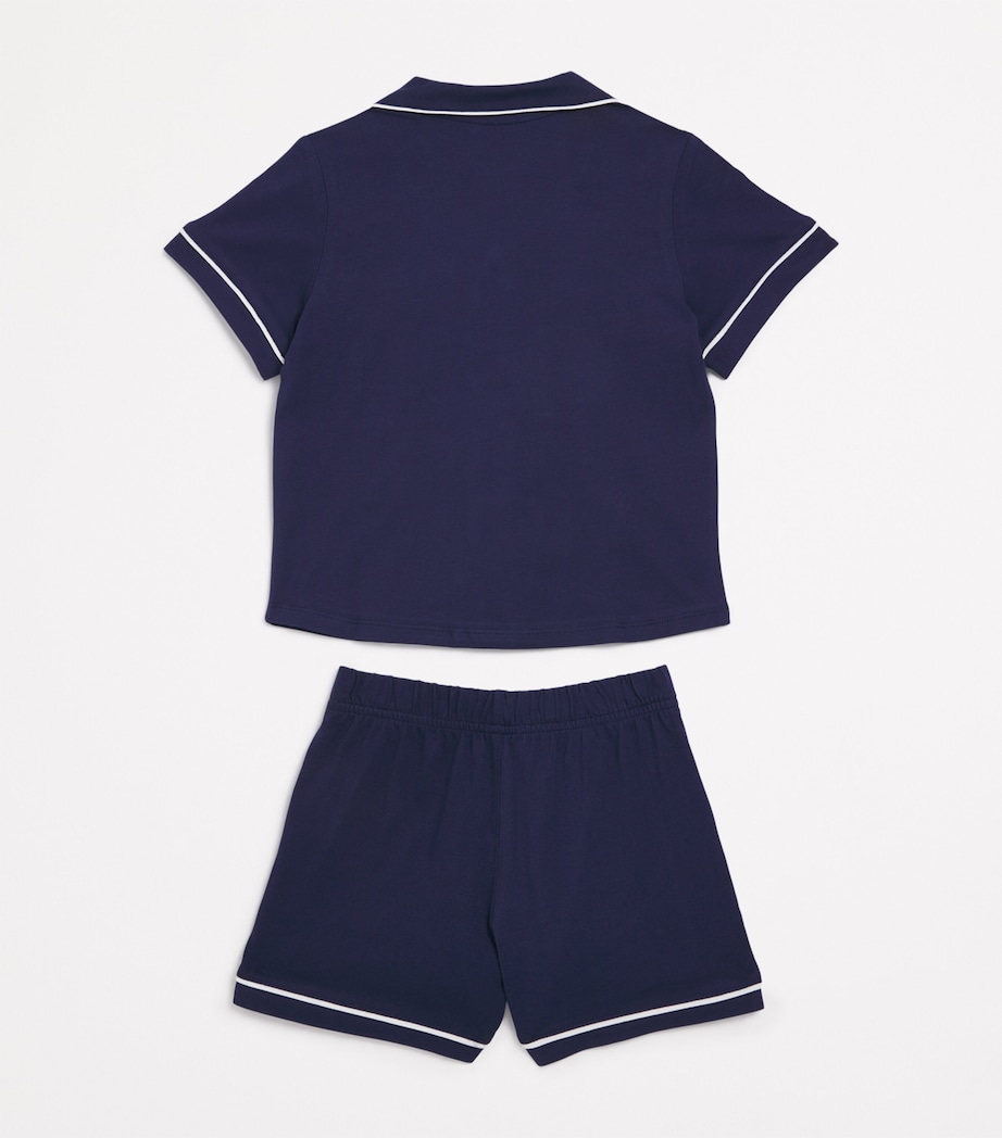 Cotton Polo Pony Pyjama Set (4-7 Years) BCV NEWPORT NAVY Image 2
